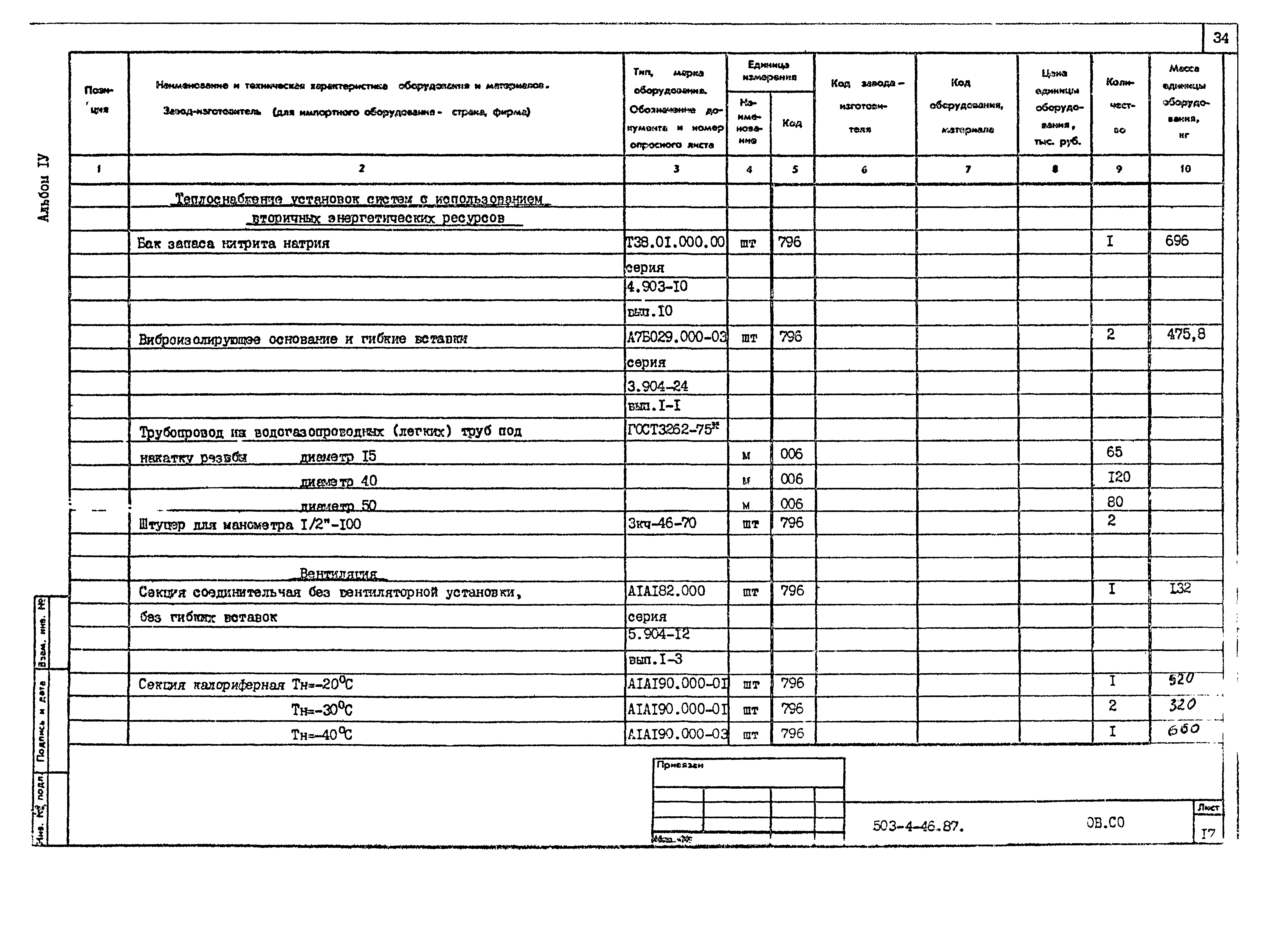 Типовой проект 503-4-46.87