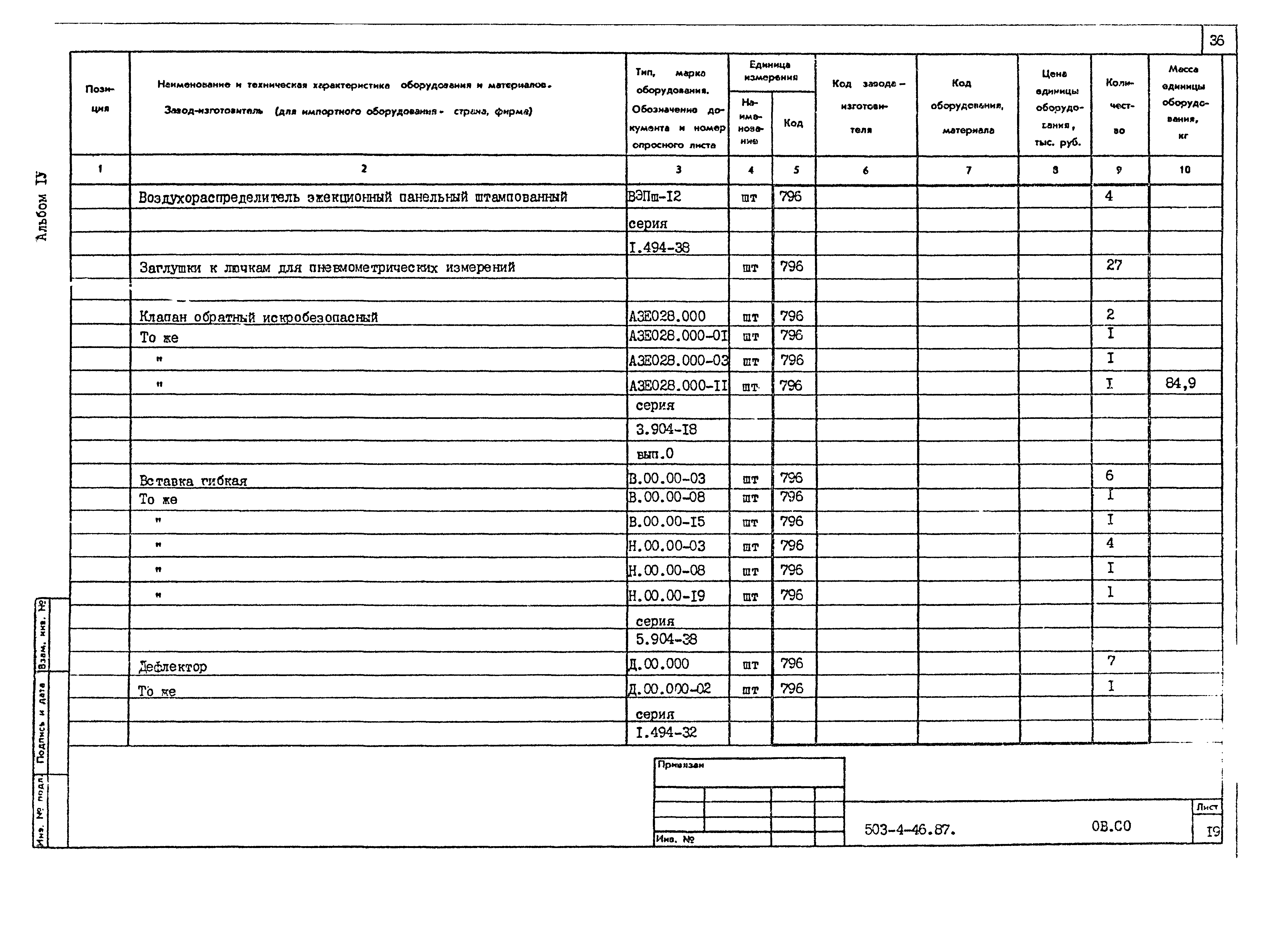 Типовой проект 503-4-46.87