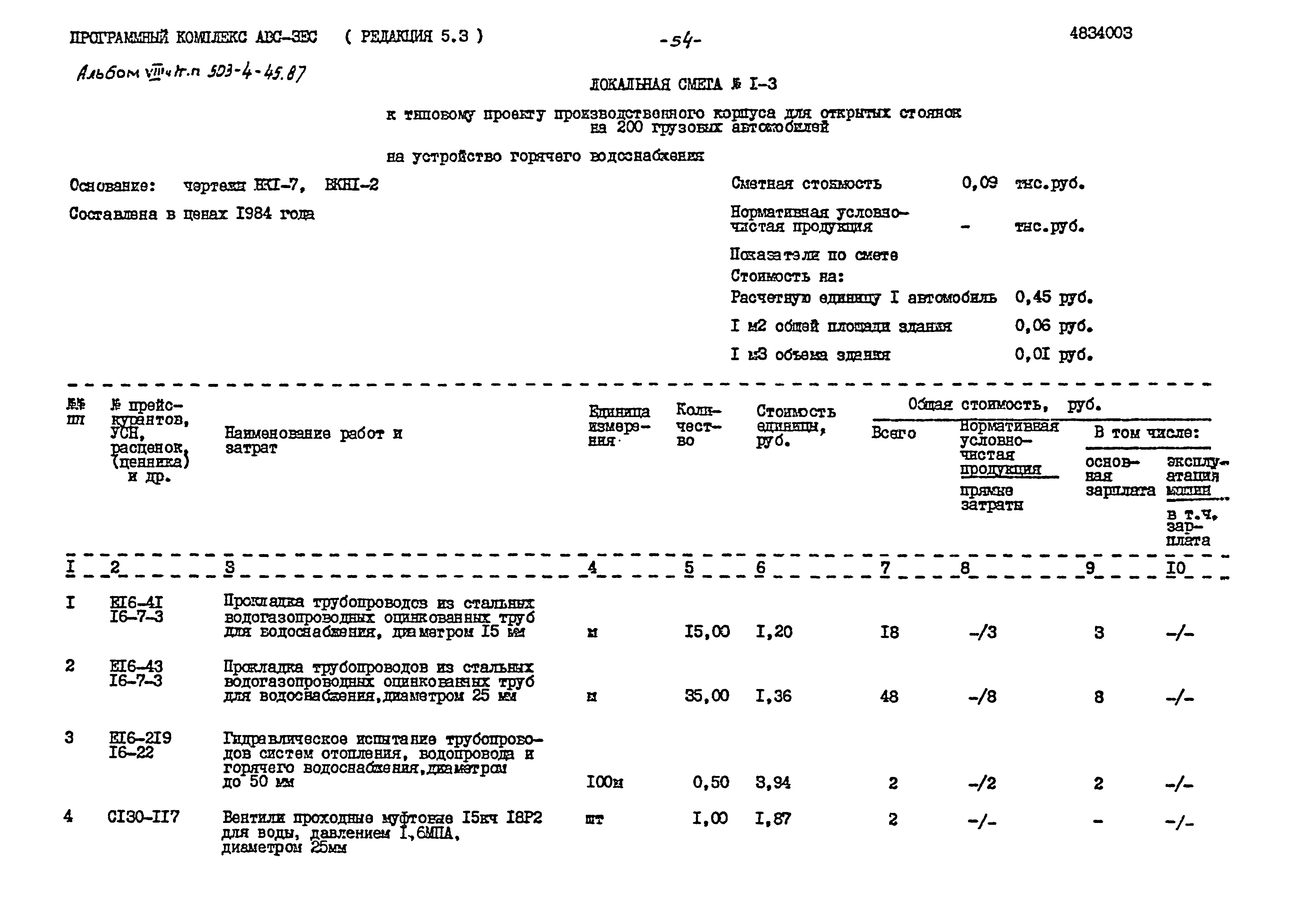 Типовой проект 503-4-45.87