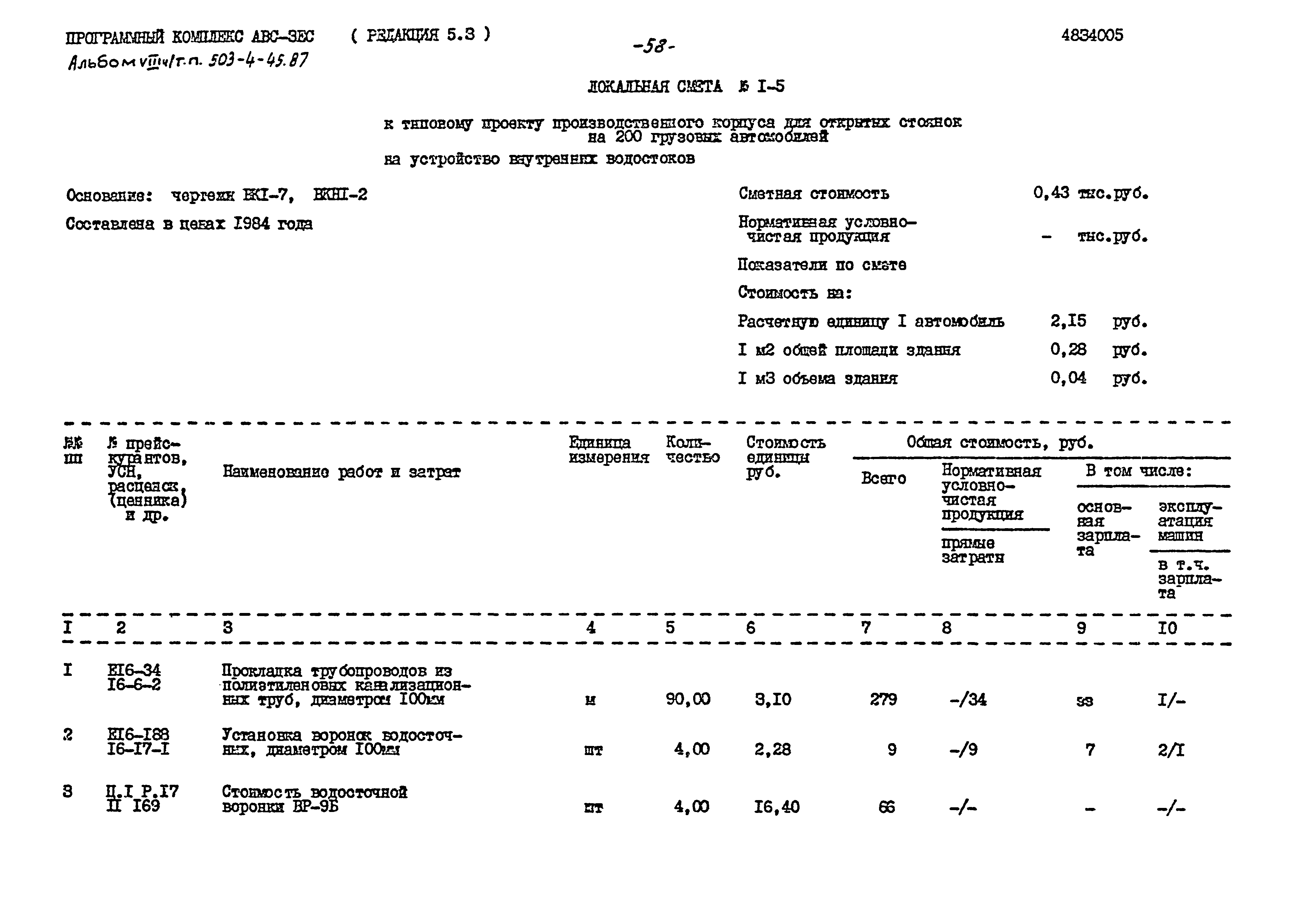 Типовой проект 503-4-45.87
