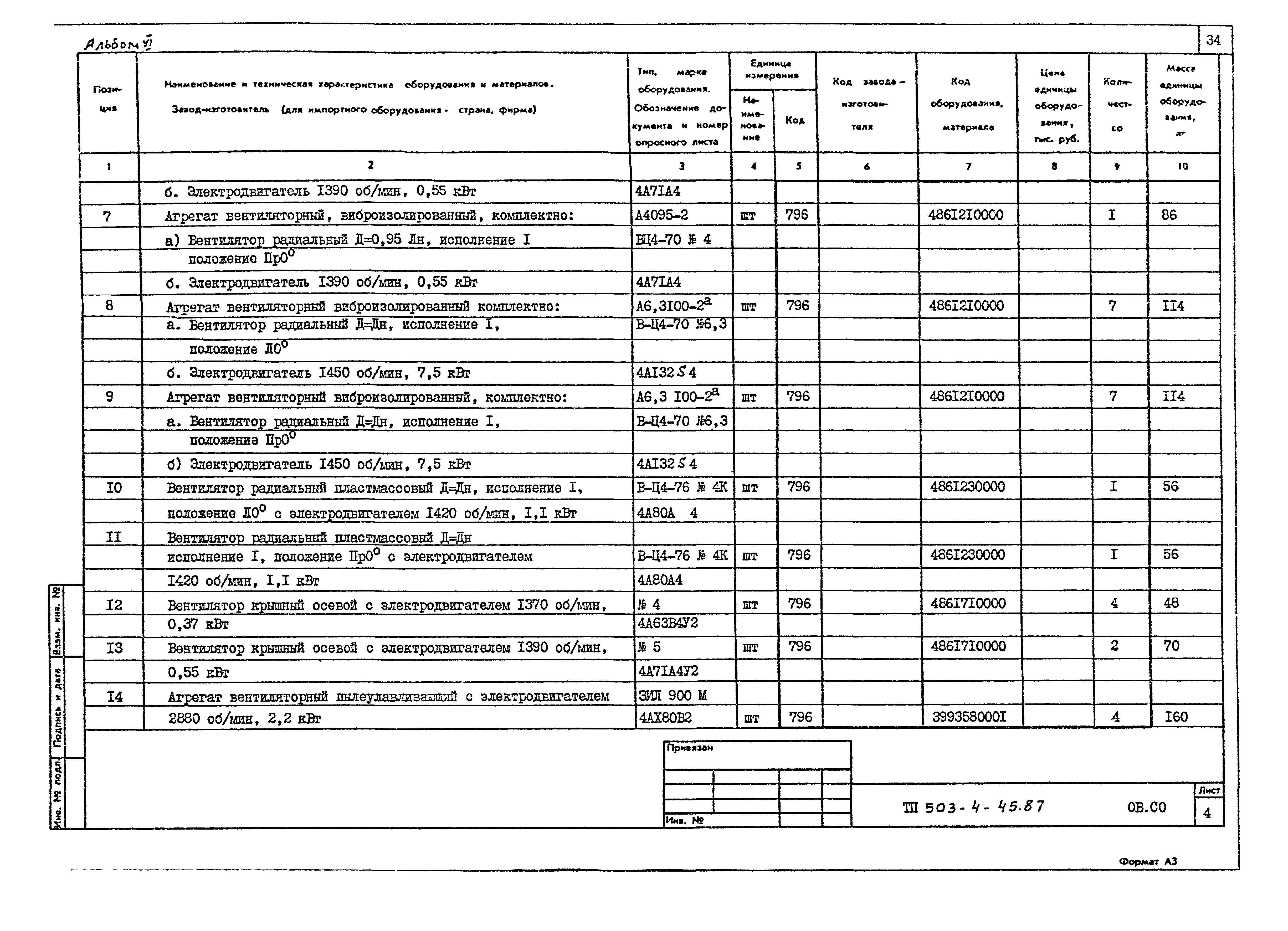Типовой проект 503-4-45.87