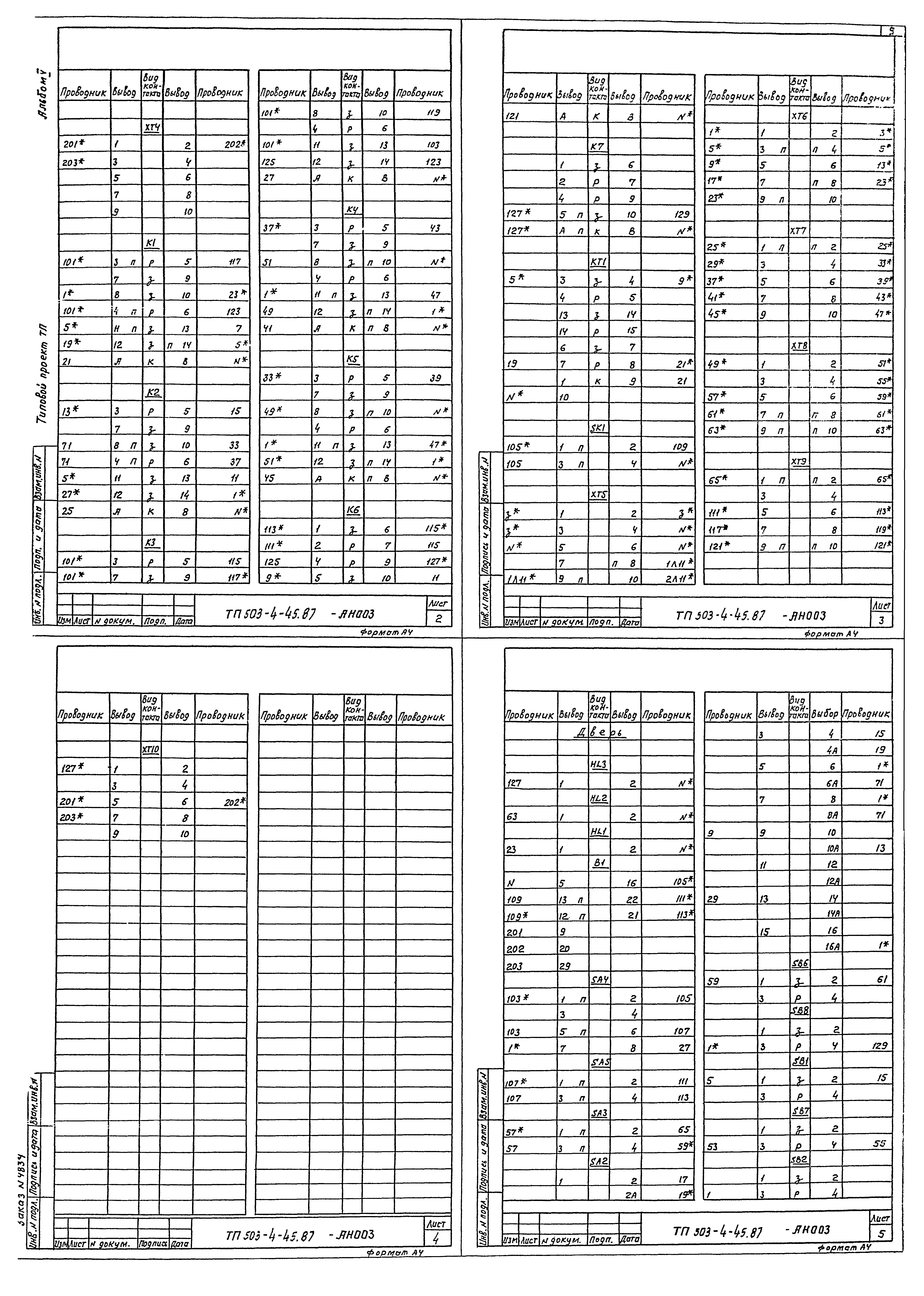 Типовой проект 503-4-45.87