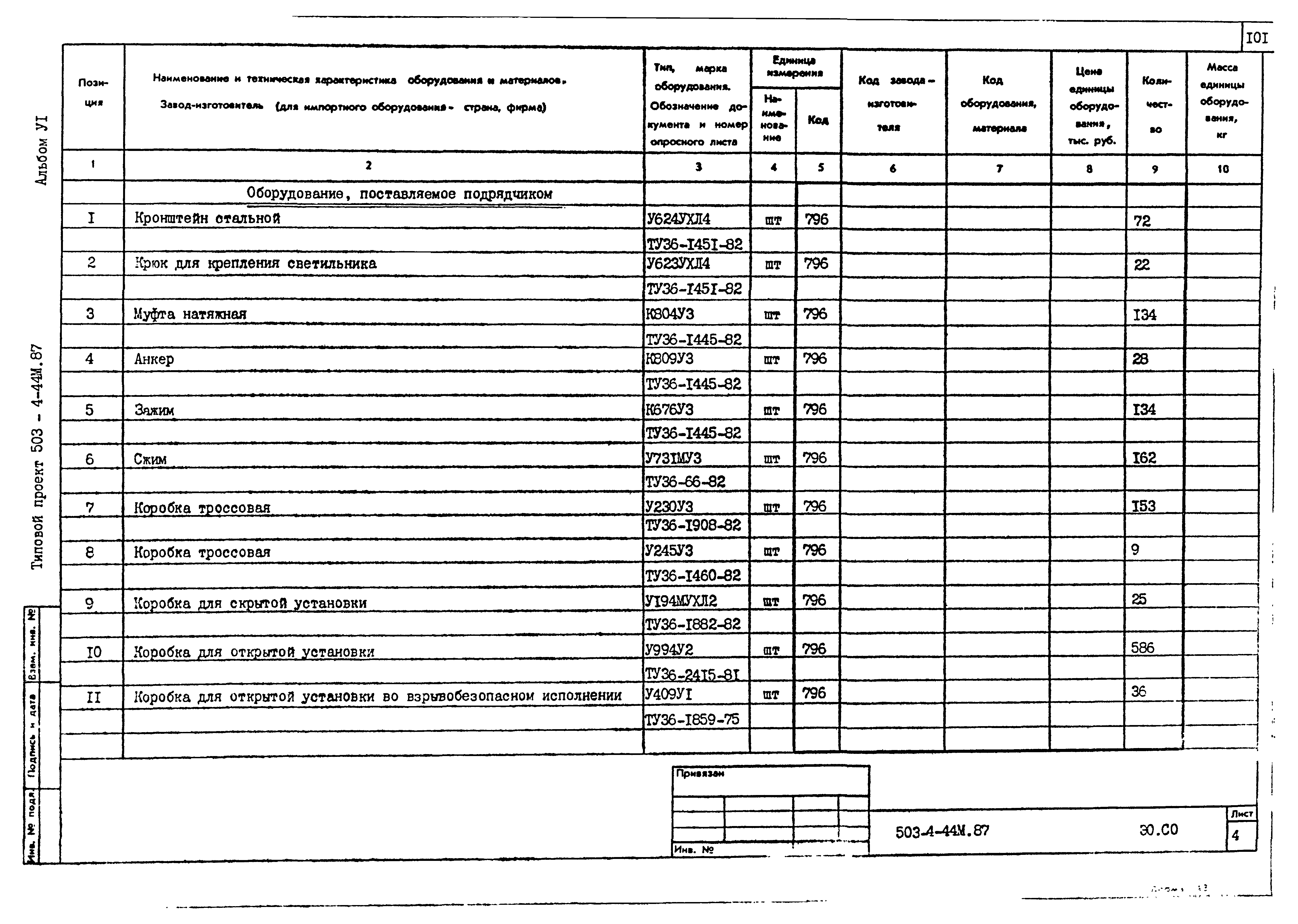 Типовой проект 503-4-44м.87