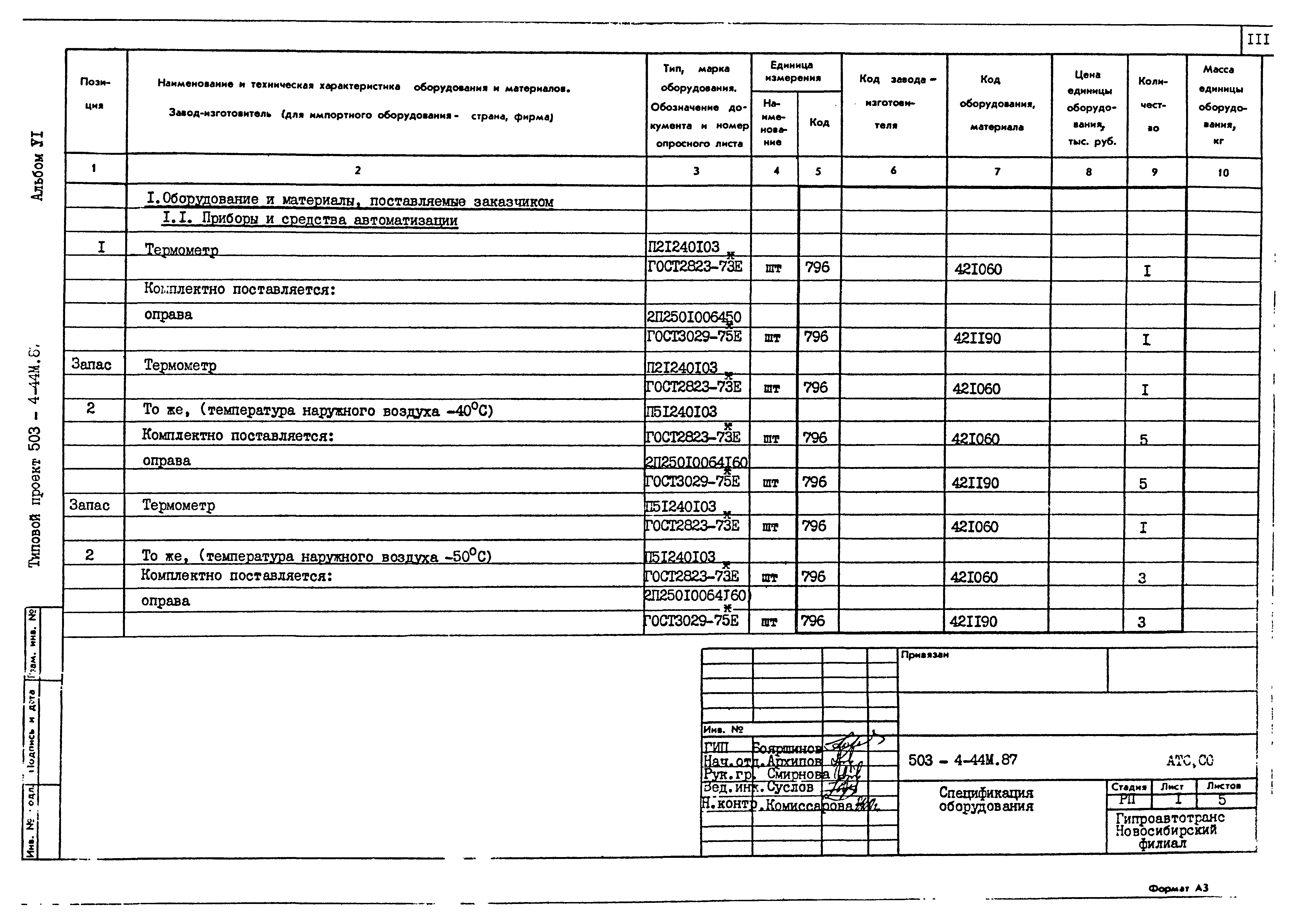 Типовой проект 503-4-44м.87