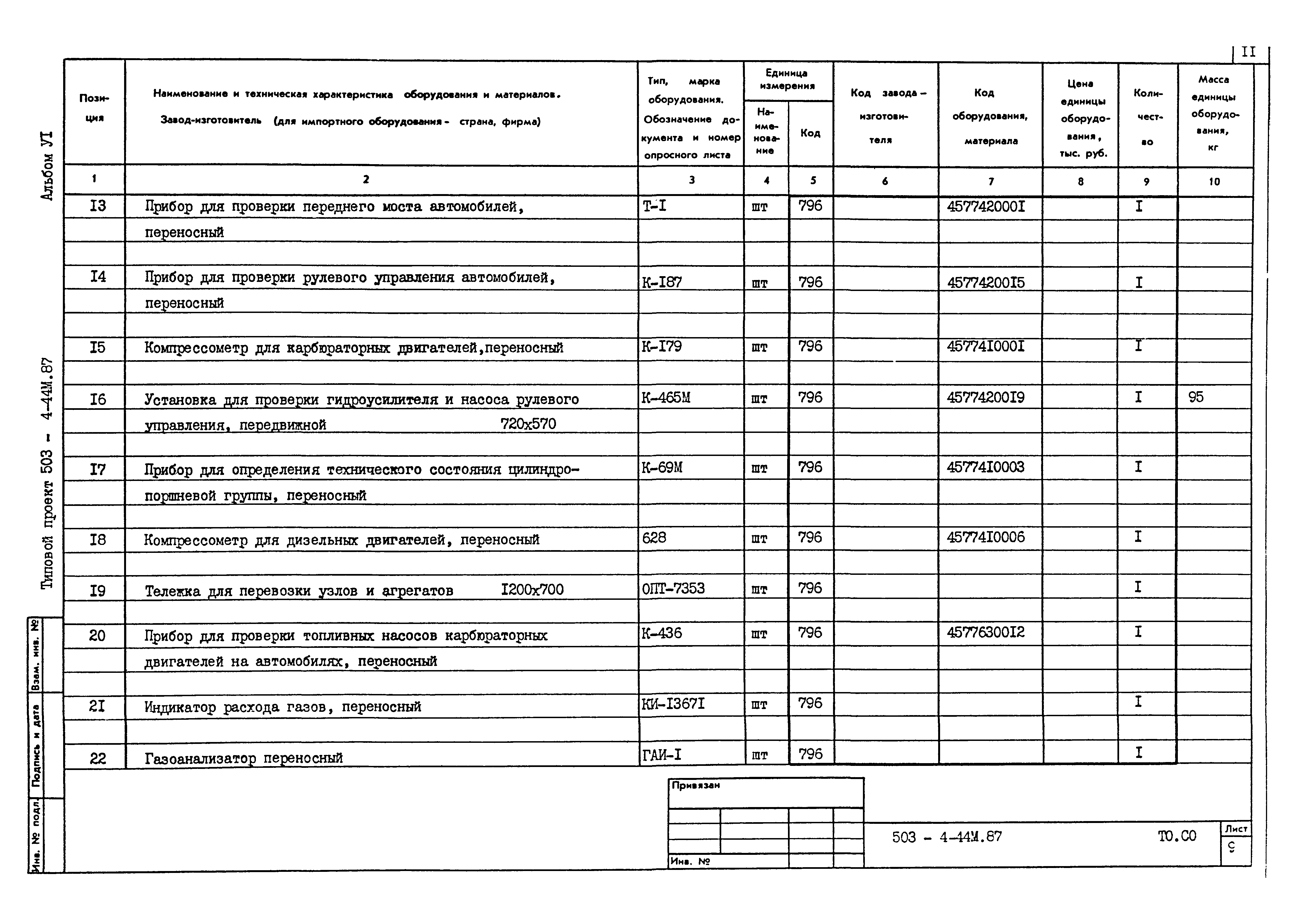 Типовой проект 503-4-44м.87