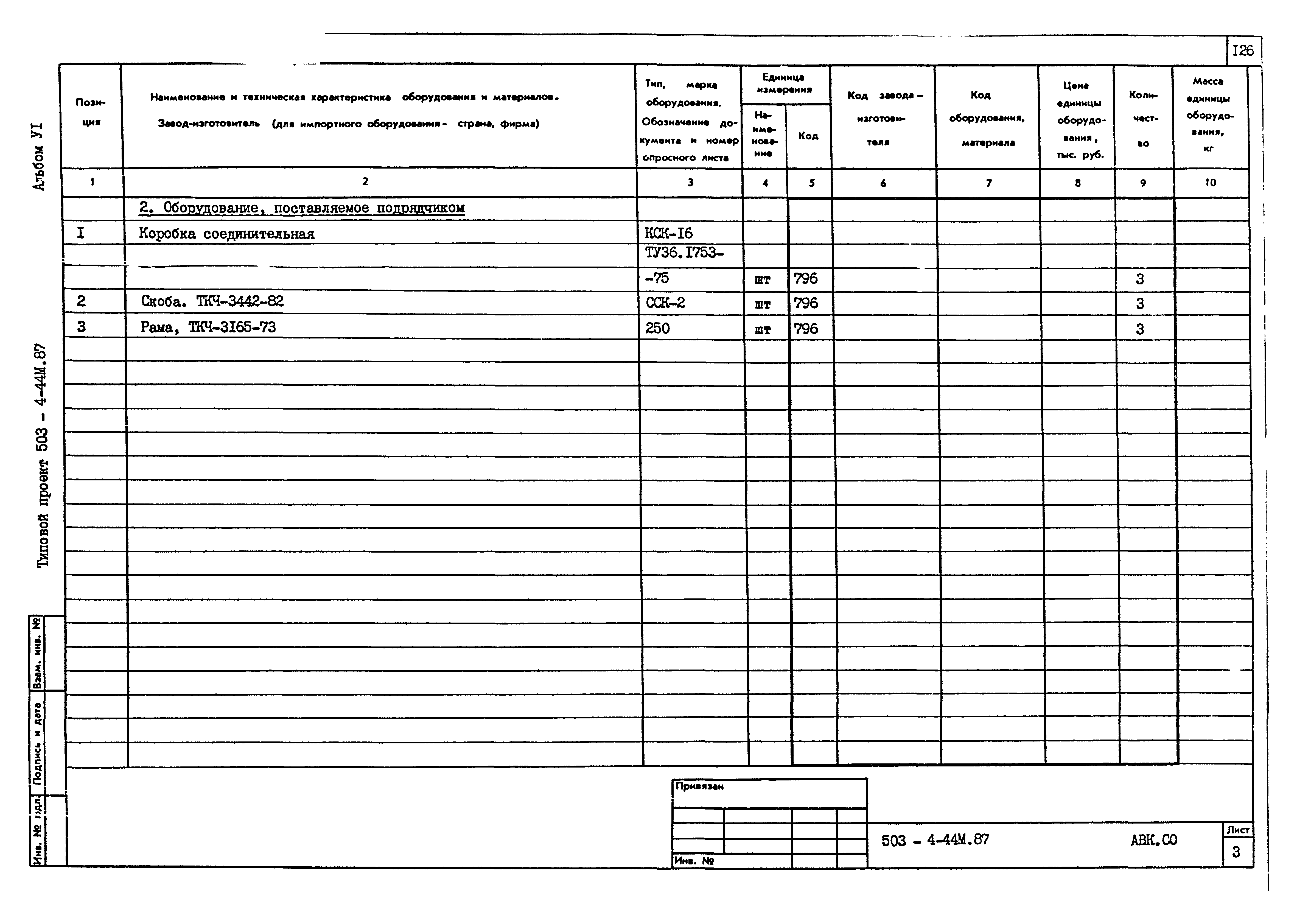 Типовой проект 503-4-44м.87