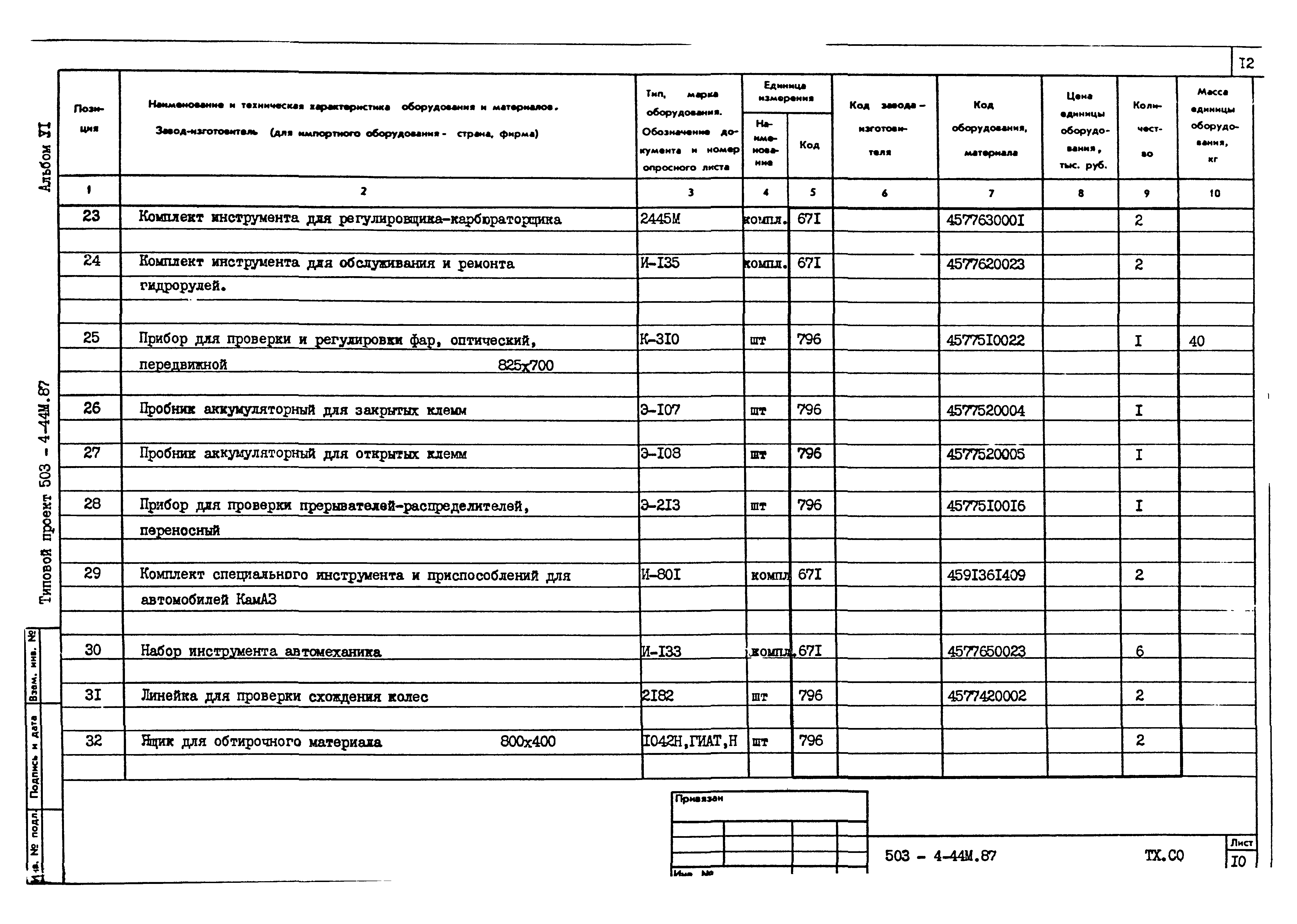 Типовой проект 503-4-44м.87