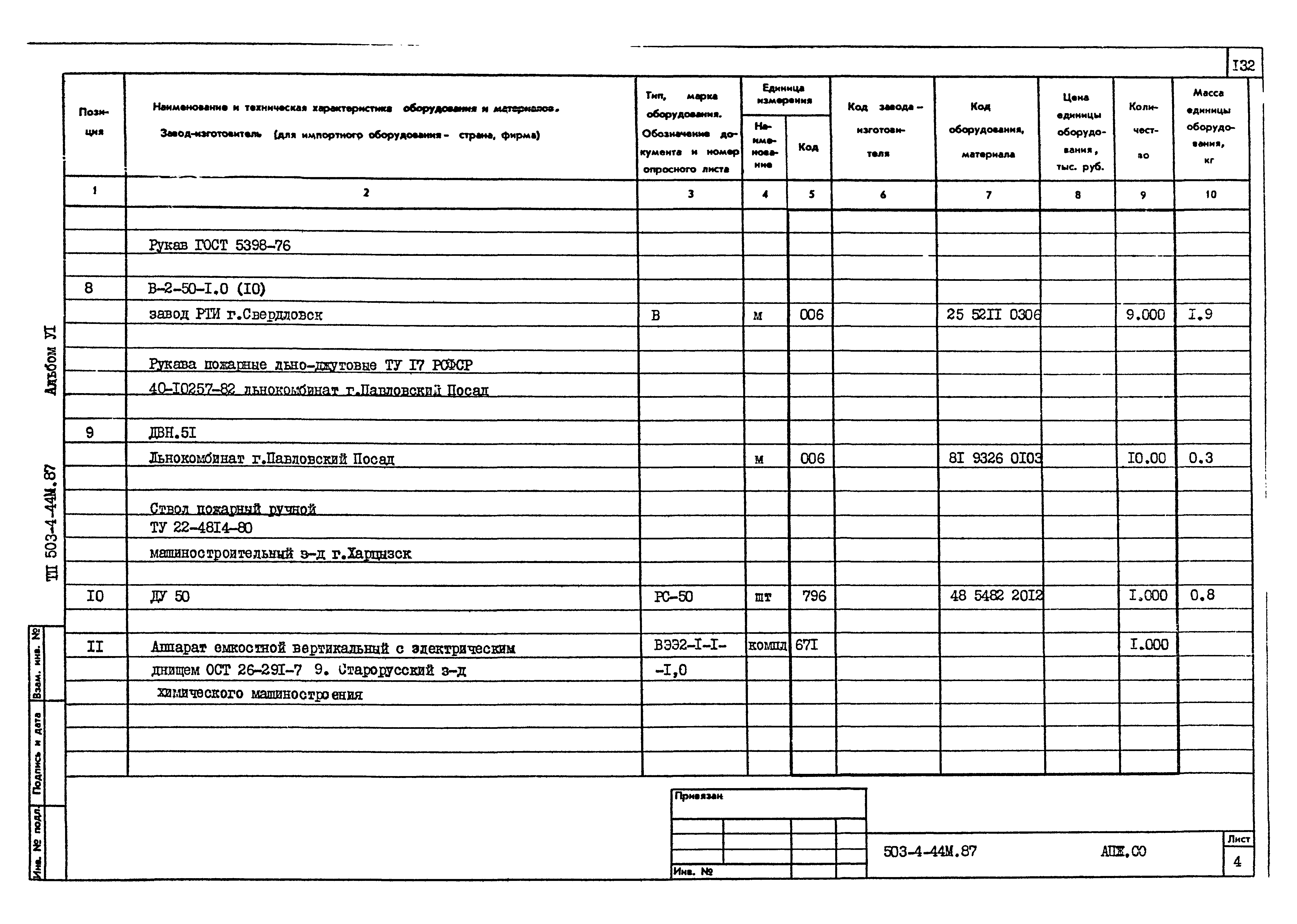 Типовой проект 503-4-44м.87