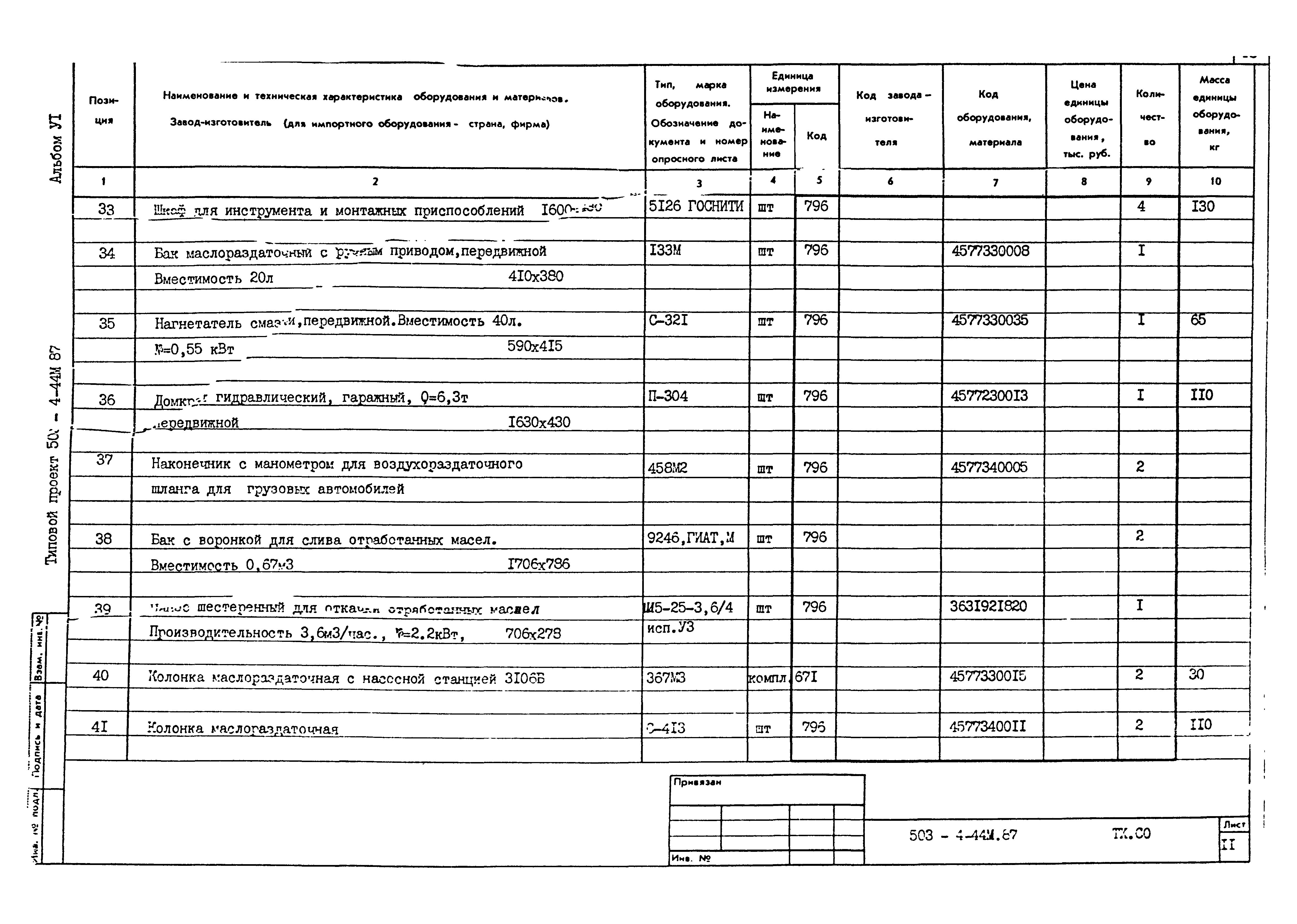 Типовой проект 503-4-44м.87