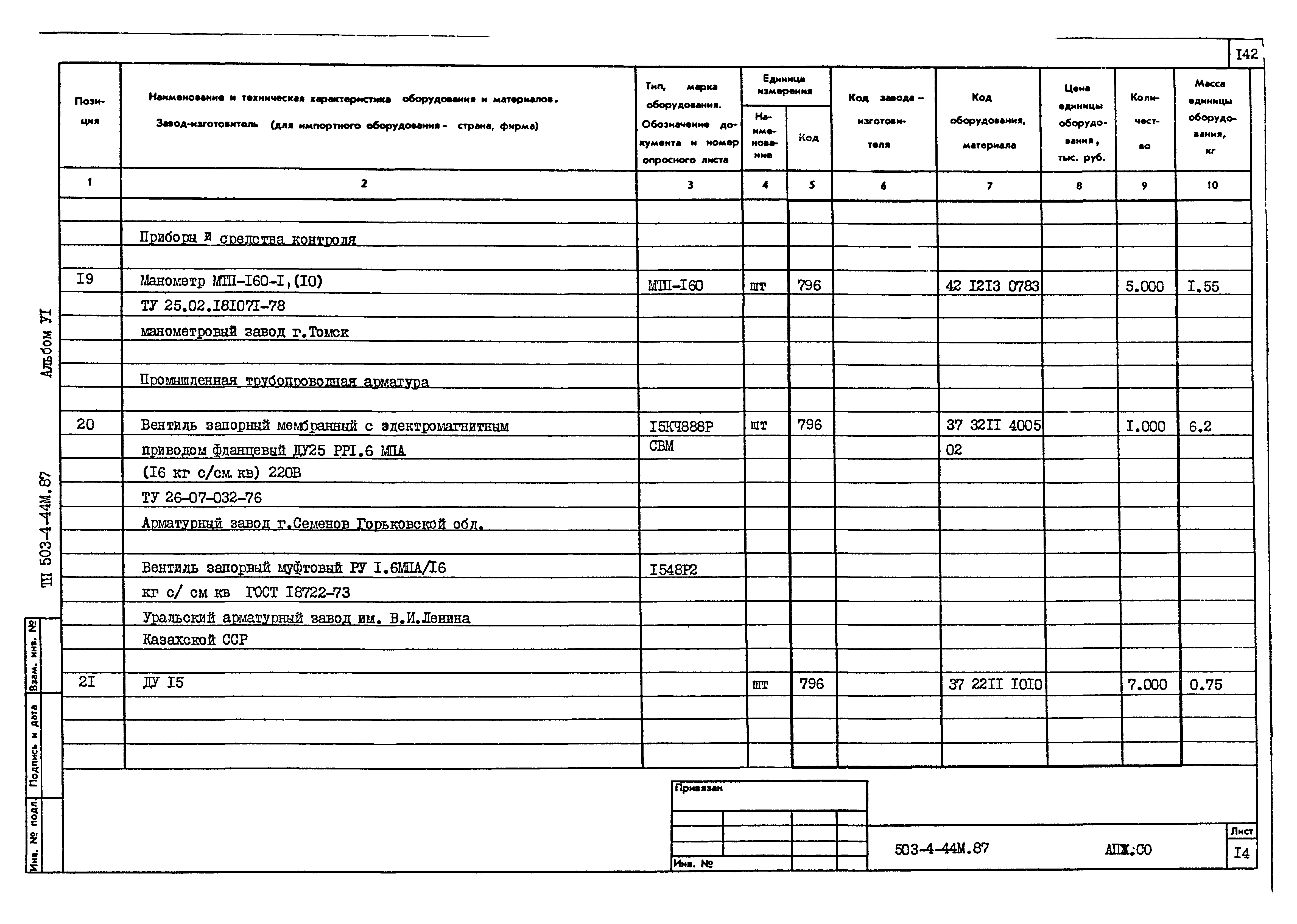 Типовой проект 503-4-44м.87