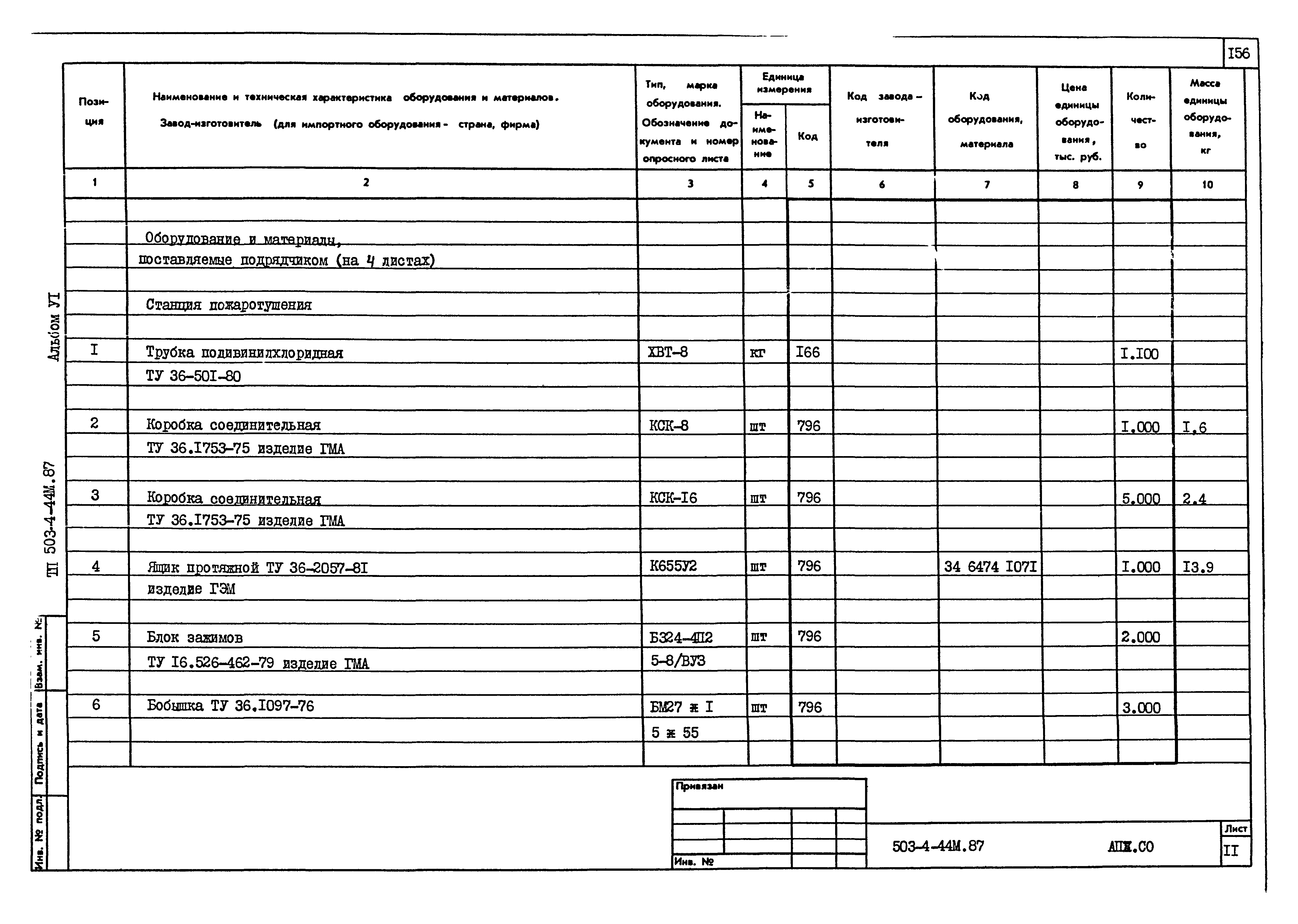 Типовой проект 503-4-44м.87