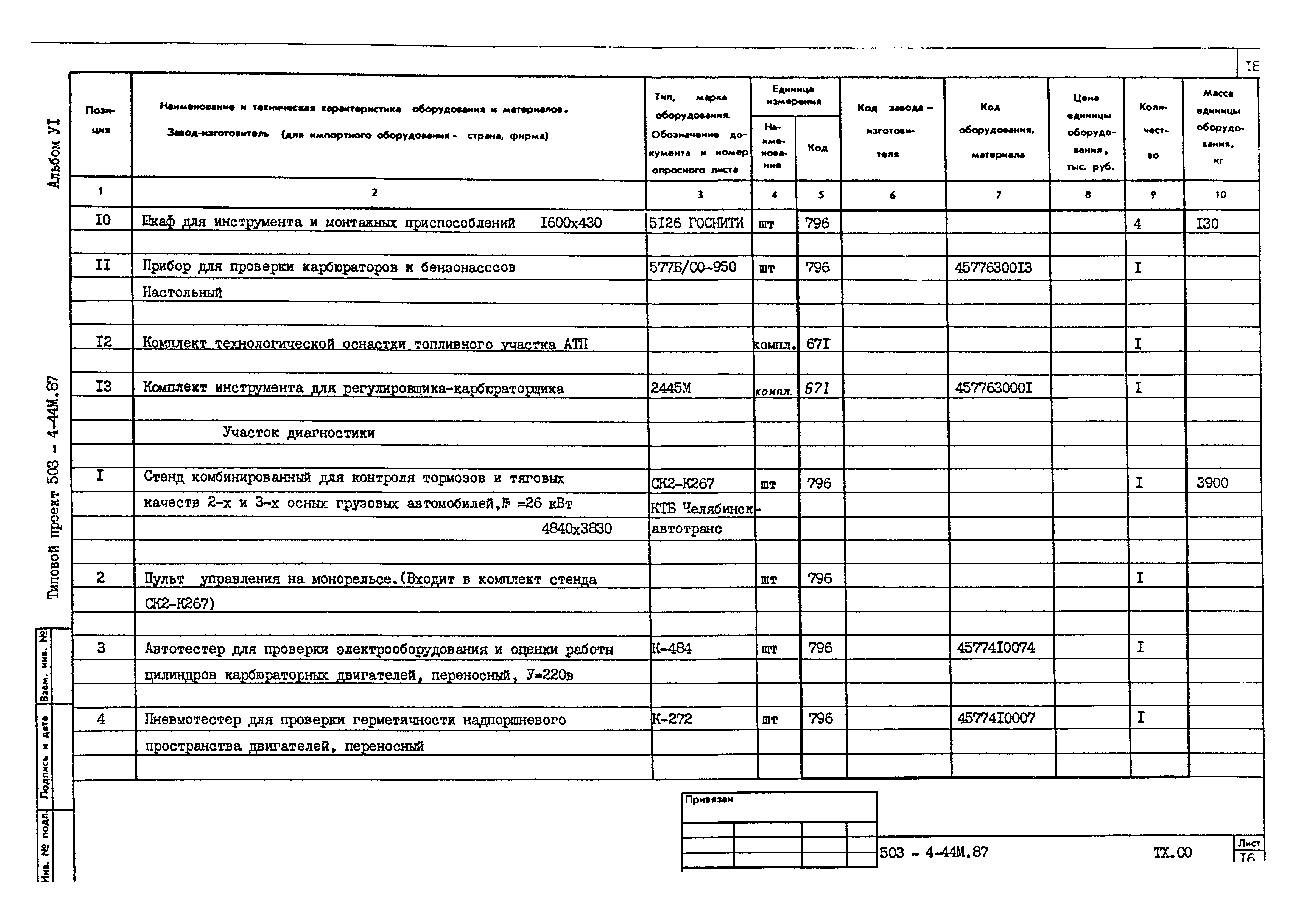 Типовой проект 503-4-44м.87