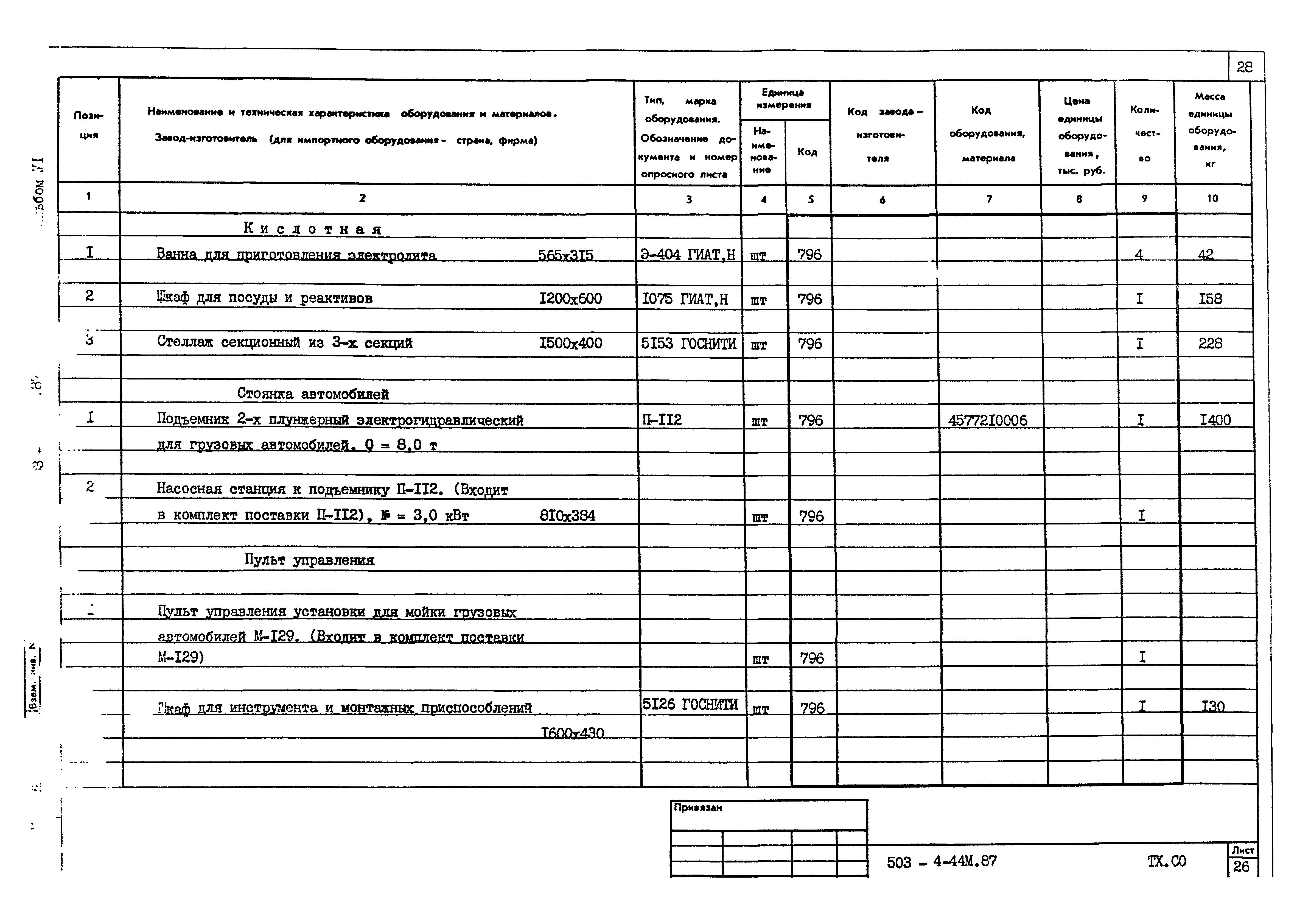 Типовой проект 503-4-44м.87