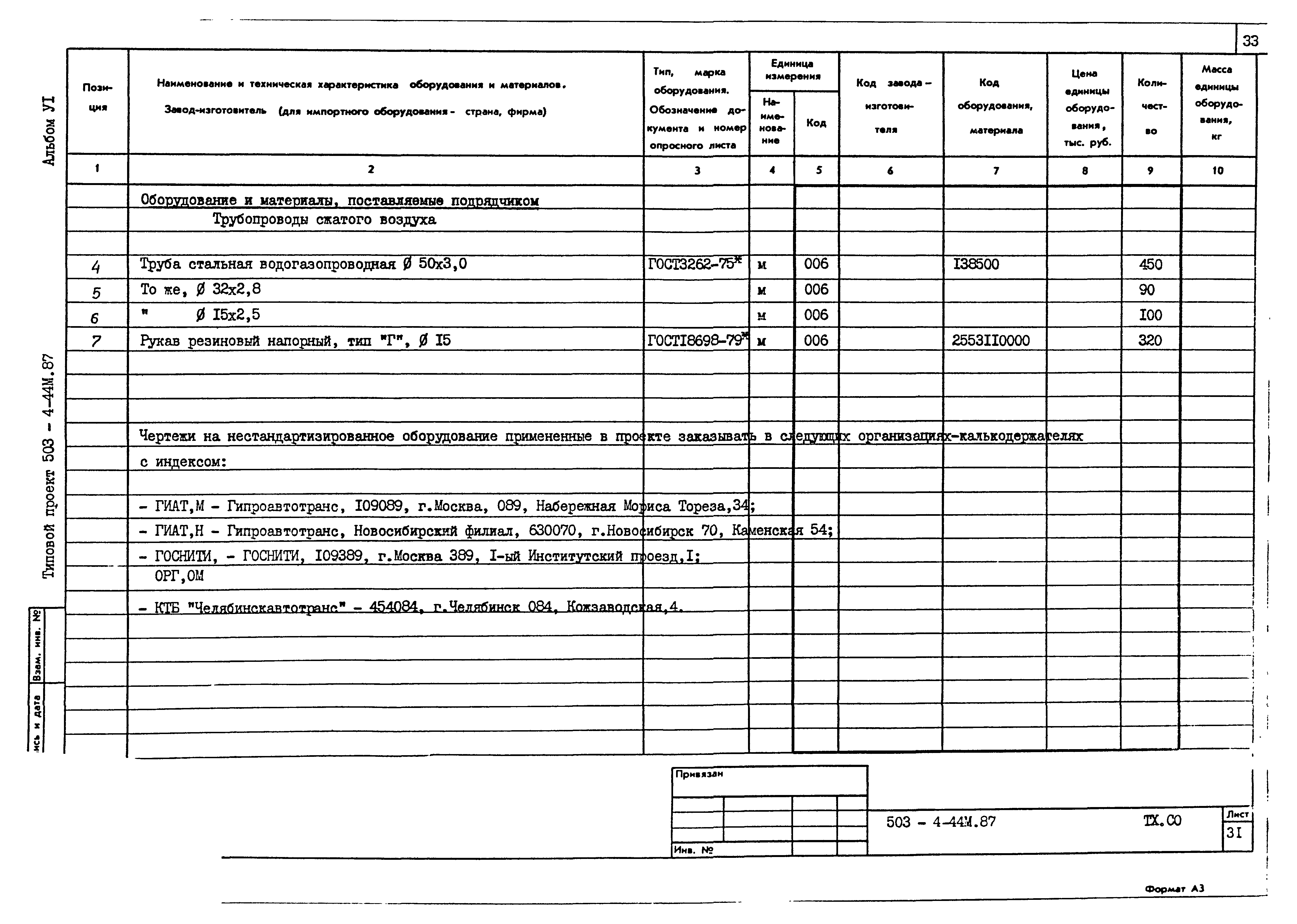 Типовой проект 503-4-44м.87