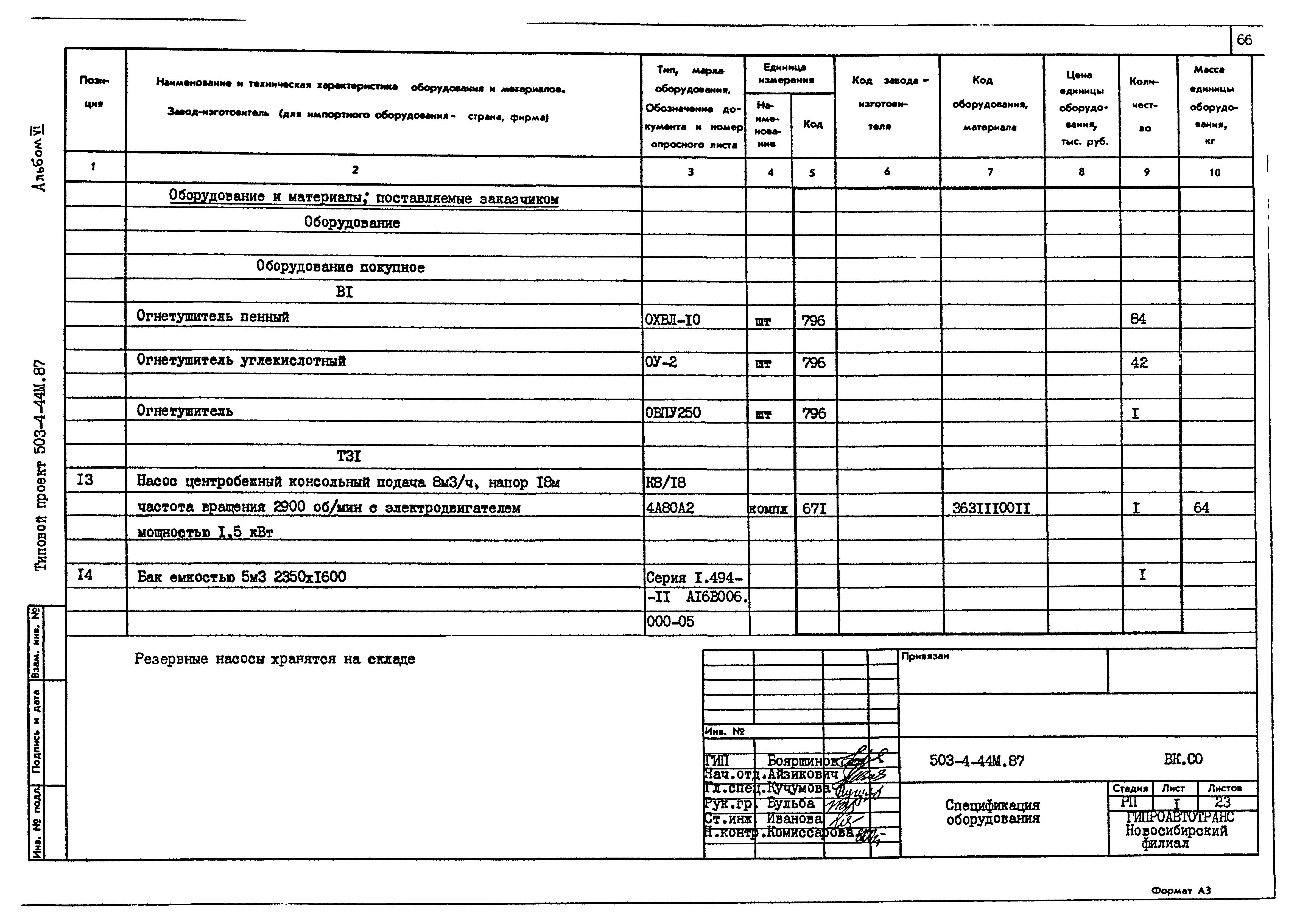 Типовой проект 503-4-44м.87