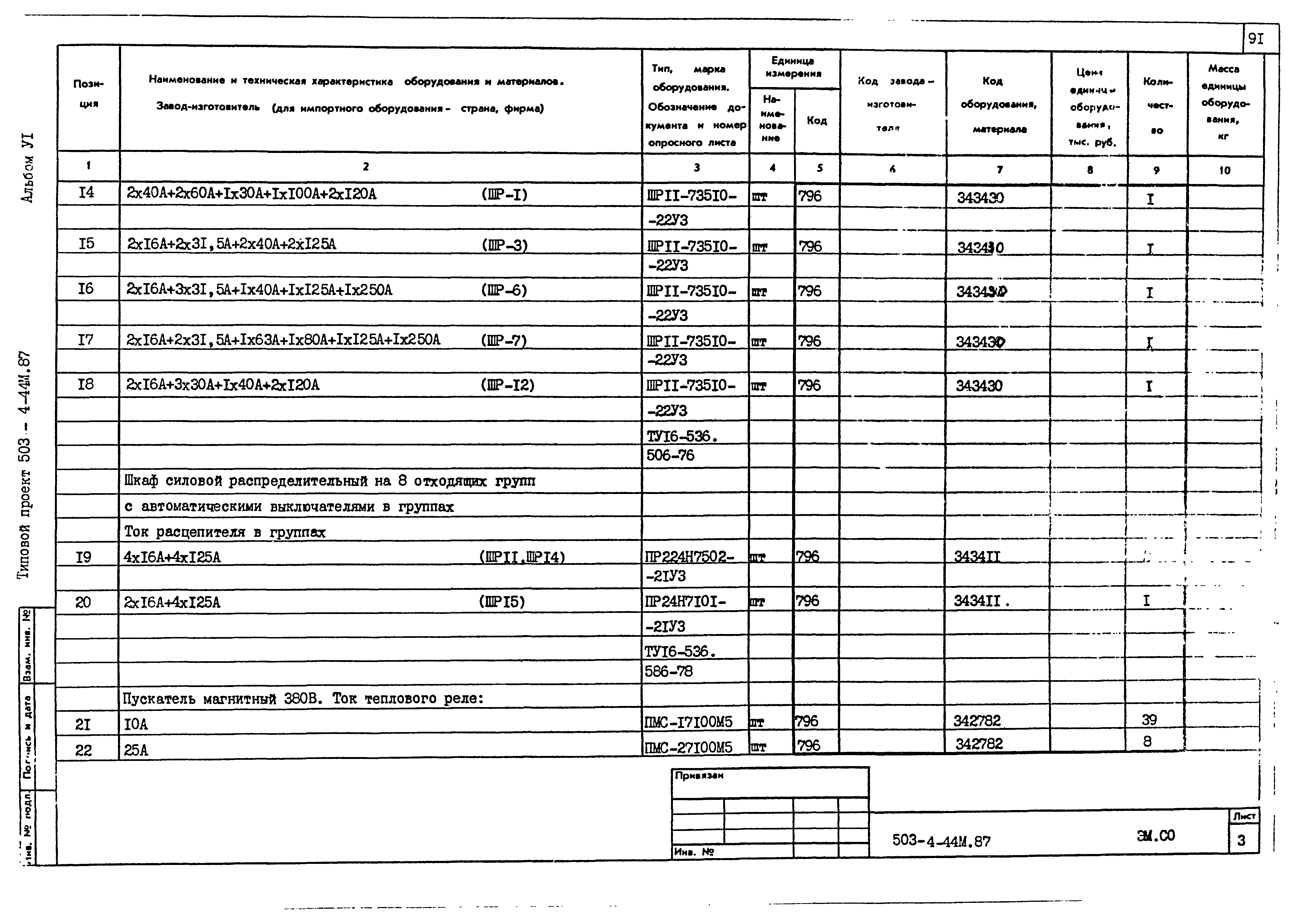 Типовой проект 503-4-44м.87