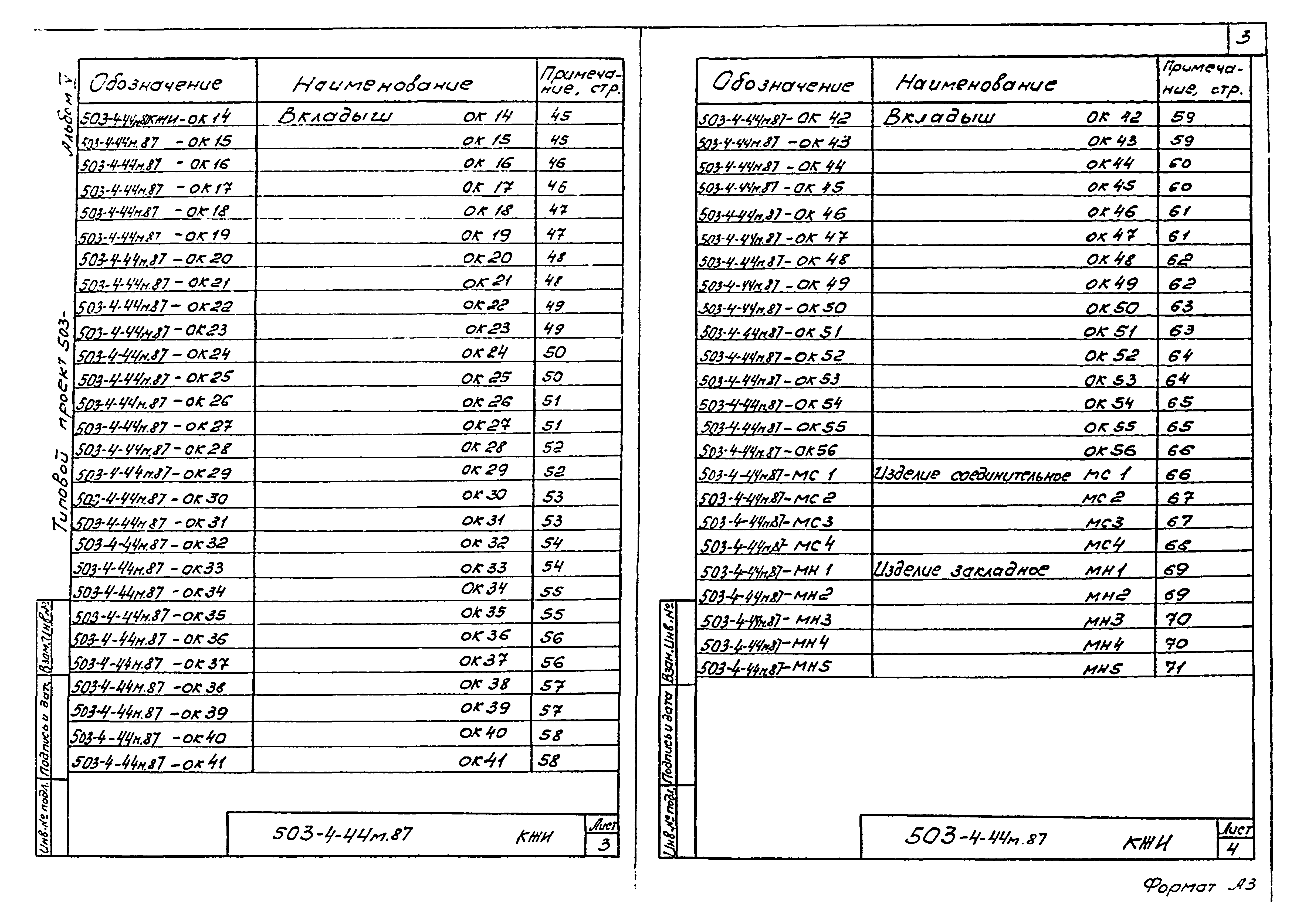 Типовой проект 503-4-44м.87