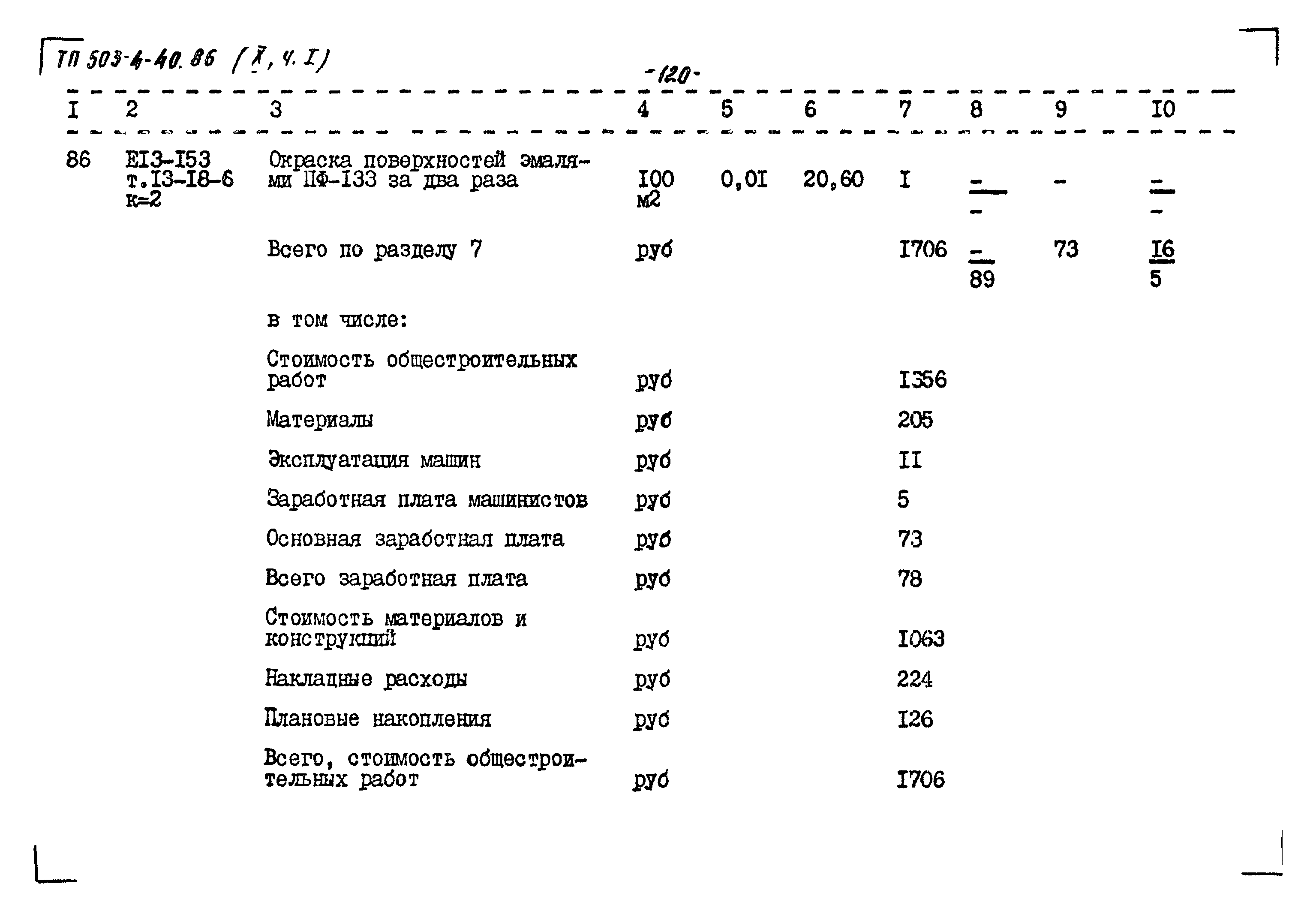 Типовой проект 503-4-40.86