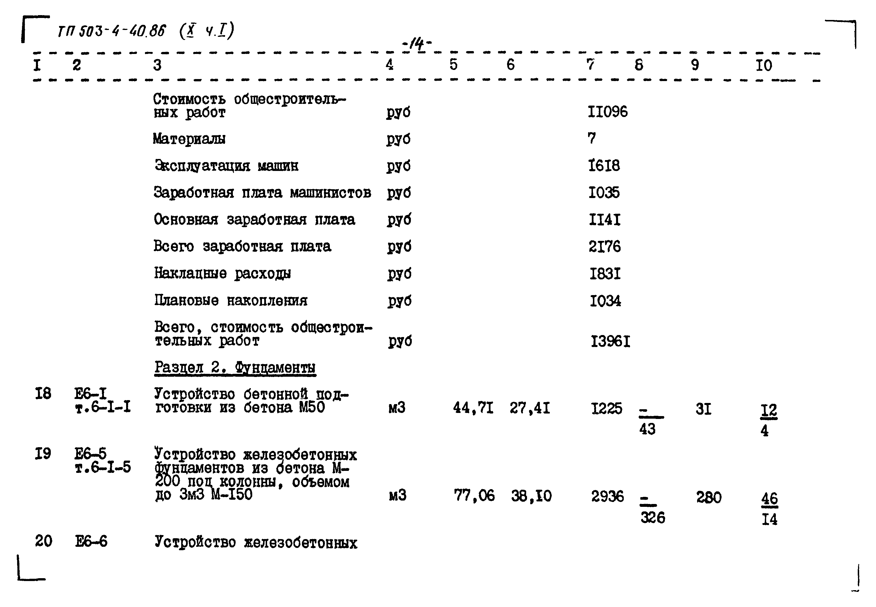Типовой проект 503-4-40.86
