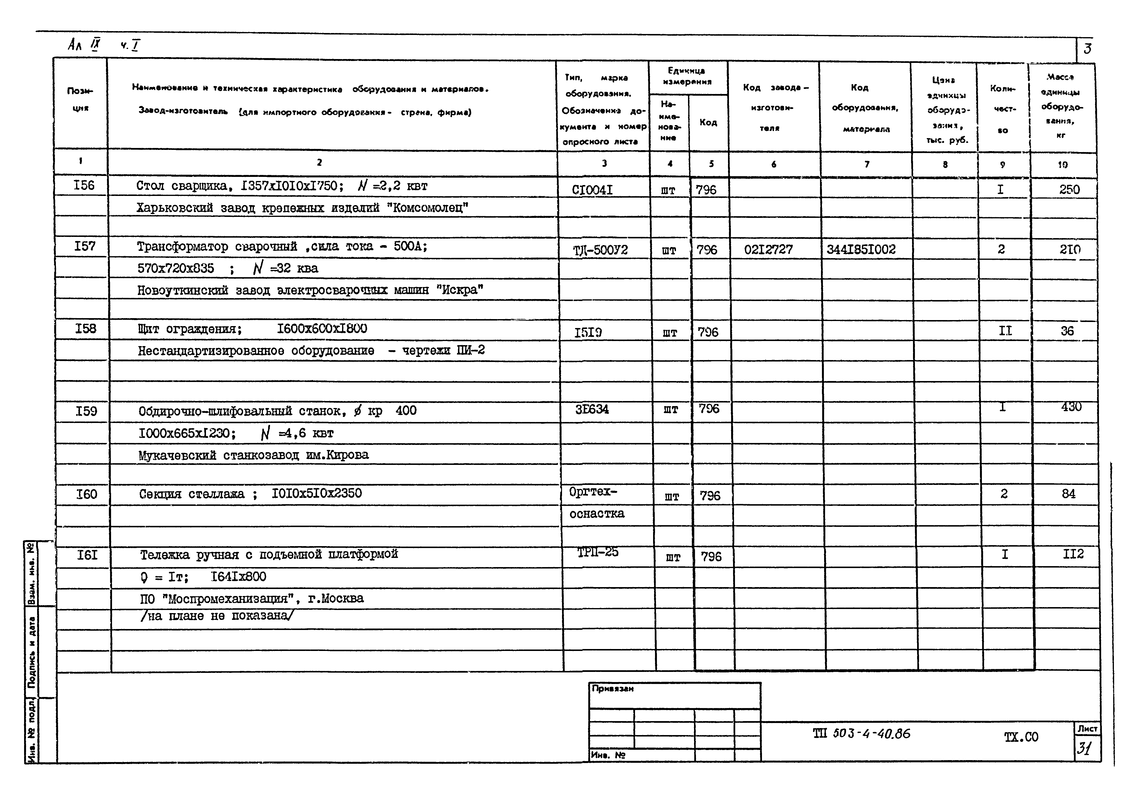 Типовой проект 503-4-40.86