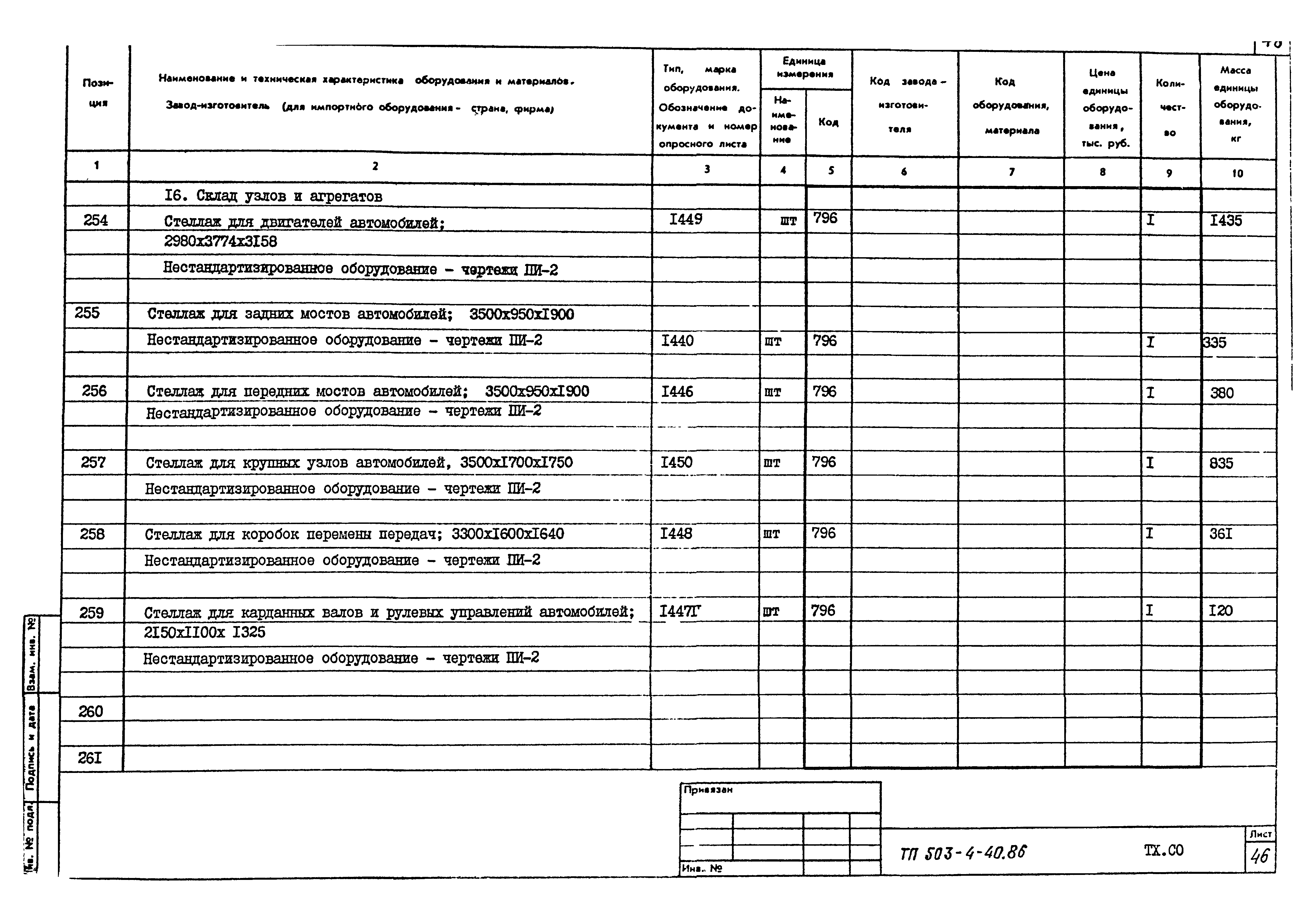 Типовой проект 503-4-40.86