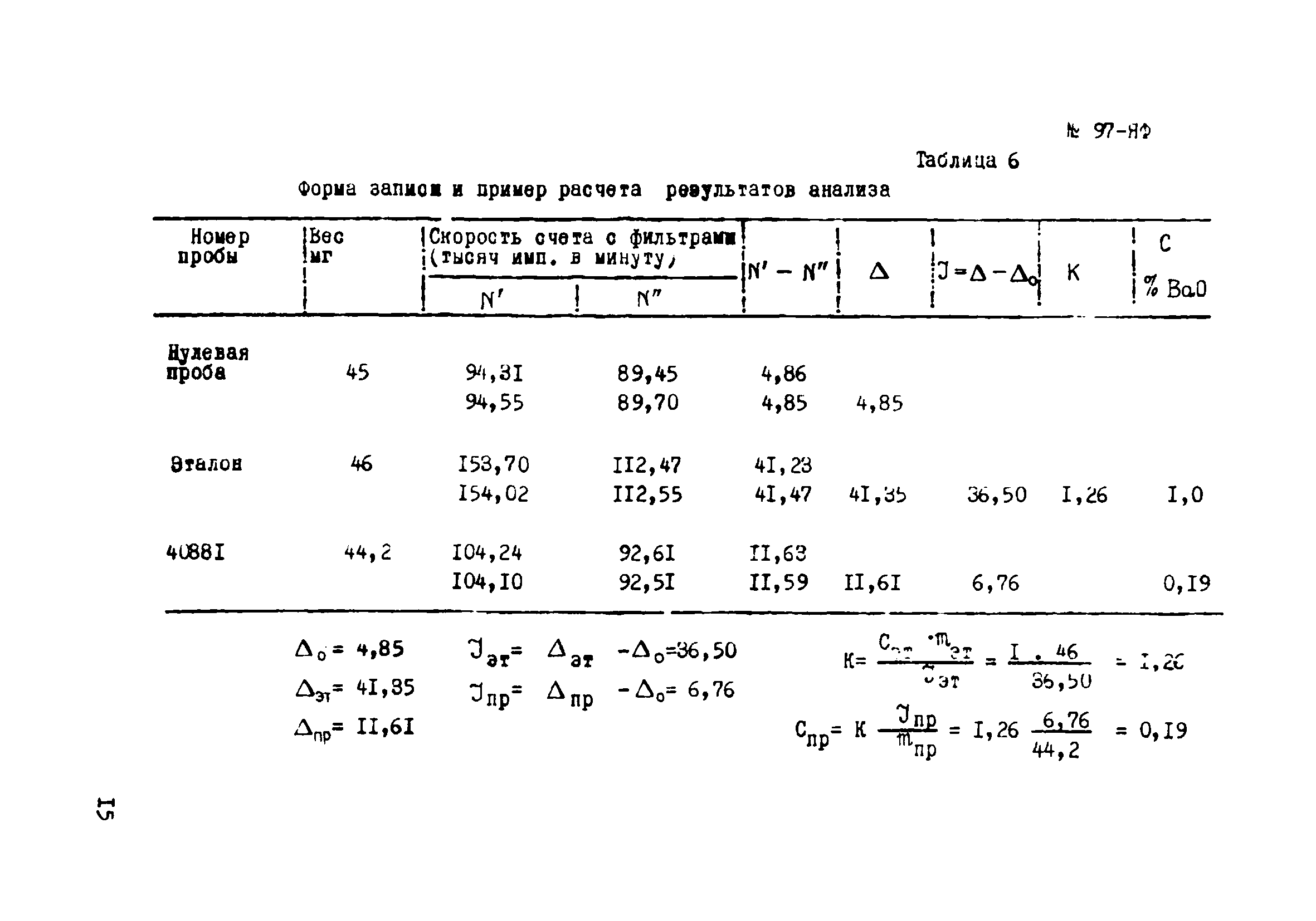 Инструкция НСАМ 97-ЯФ