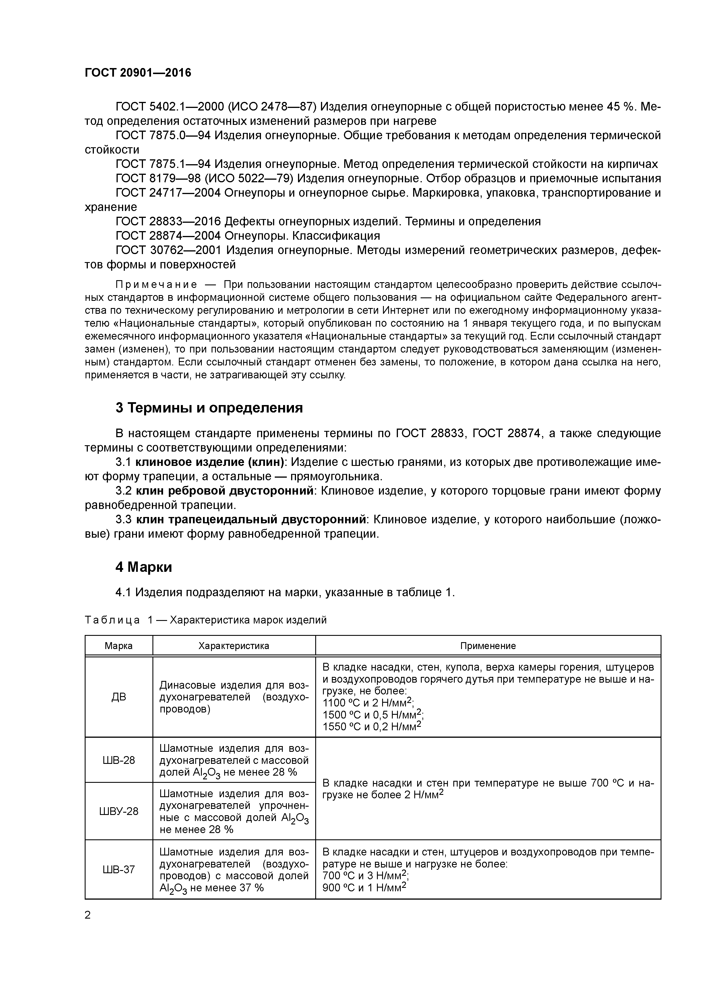 ГОСТ 20901-2016