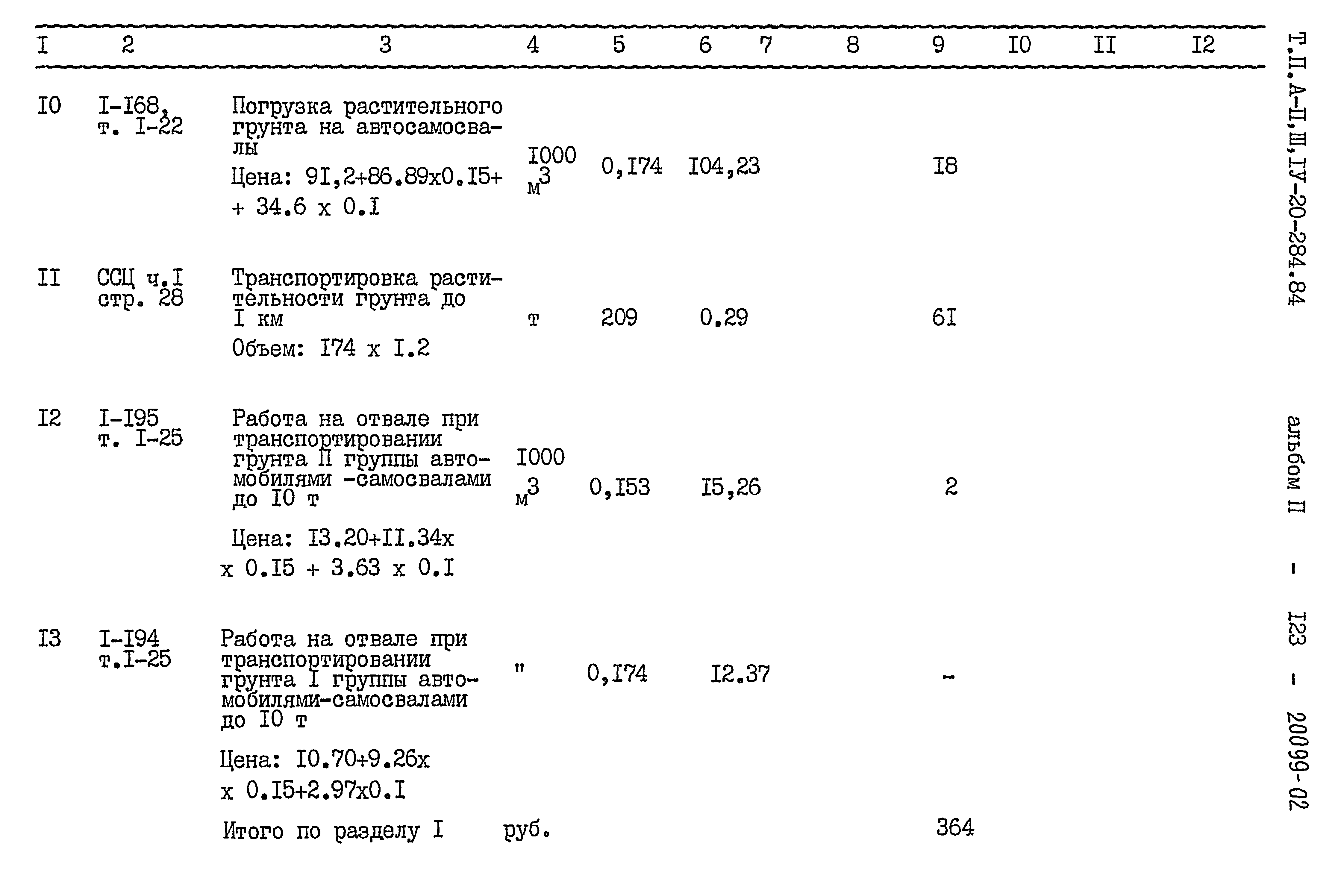 Типовой проект А-II,III,IV-20-284.84