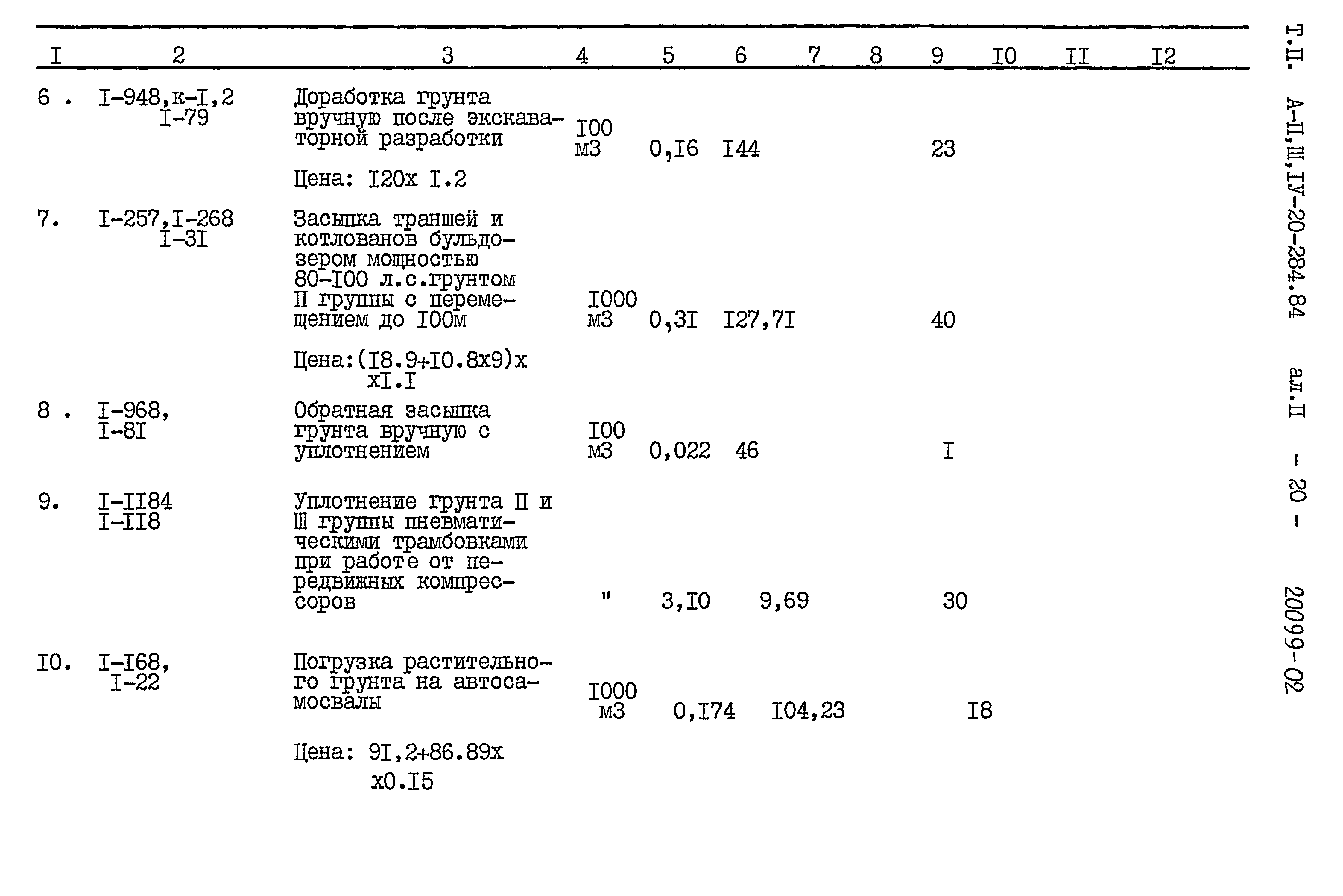 Типовой проект А-II,III,IV-20-284.84