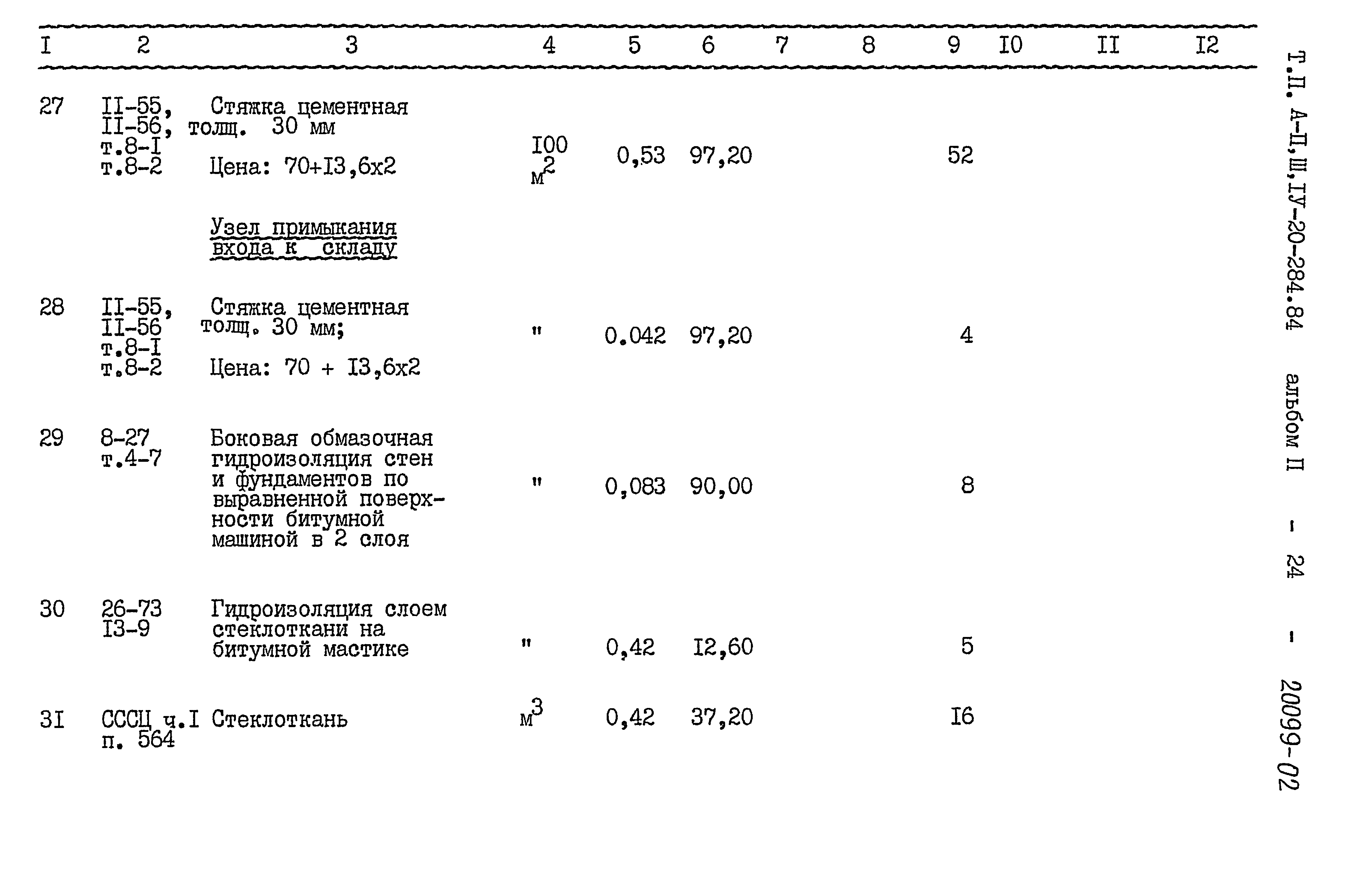 Типовой проект А-II,III,IV-20-284.84