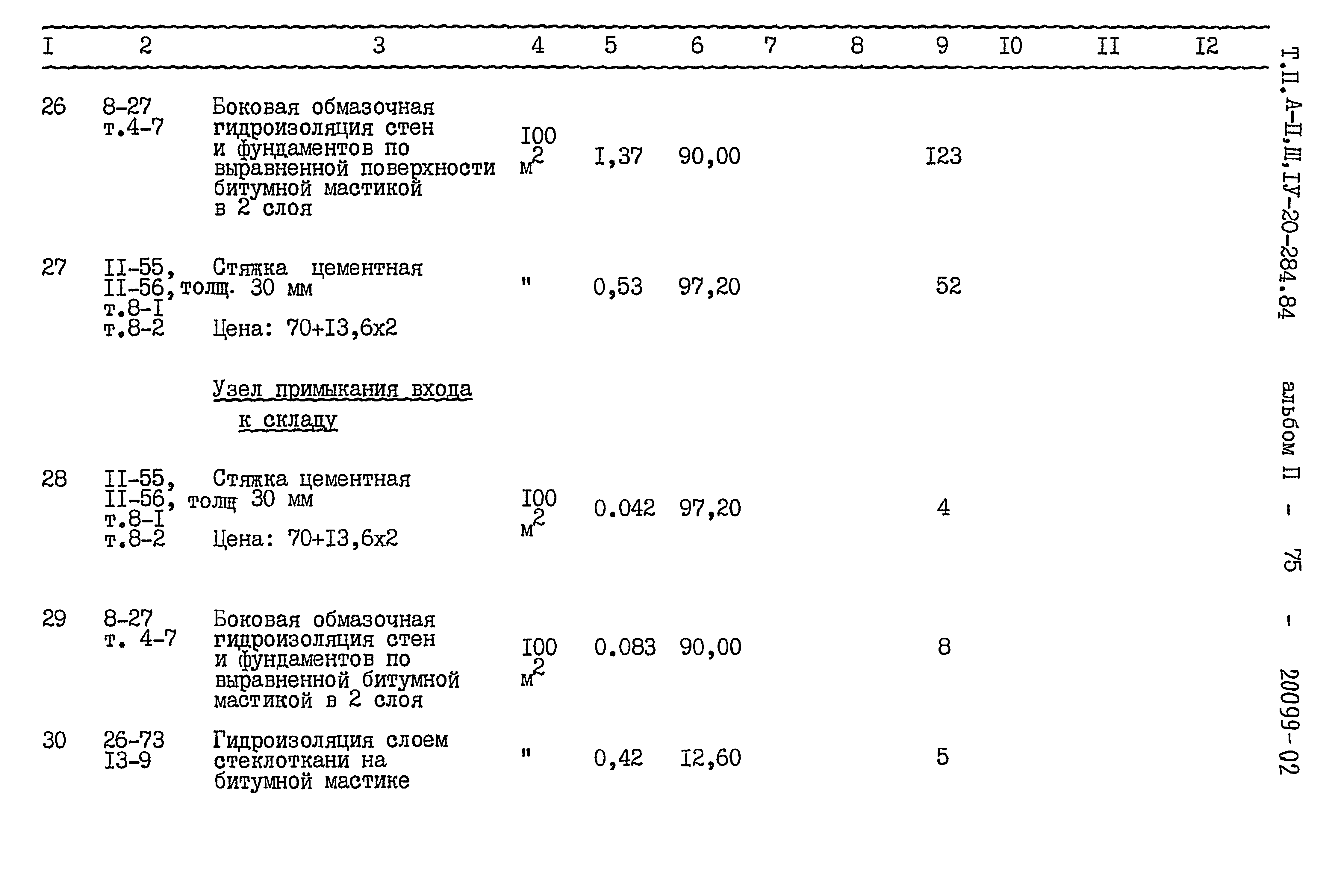 Типовой проект А-II,III,IV-20-284.84