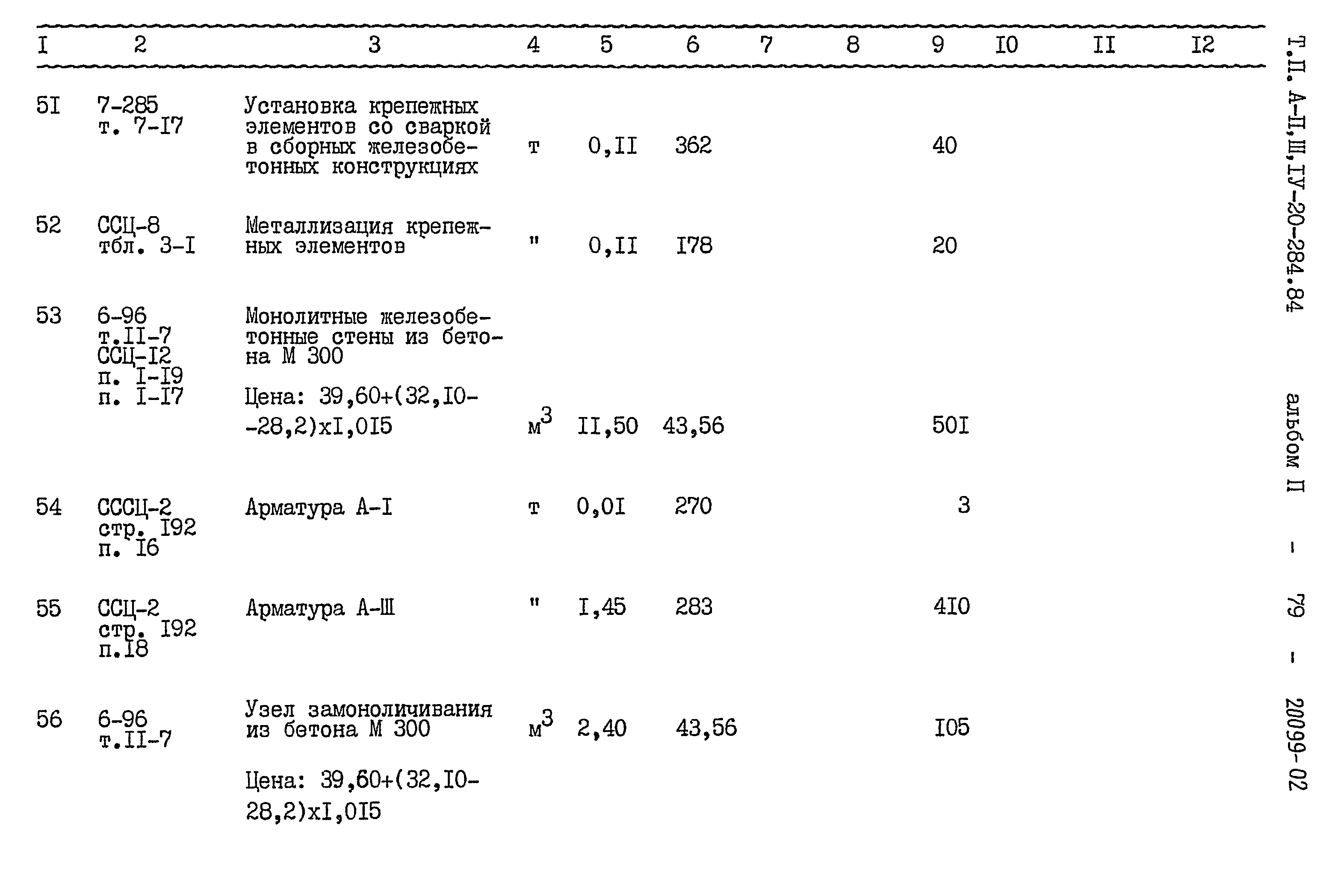 Типовой проект А-II,III,IV-20-284.84