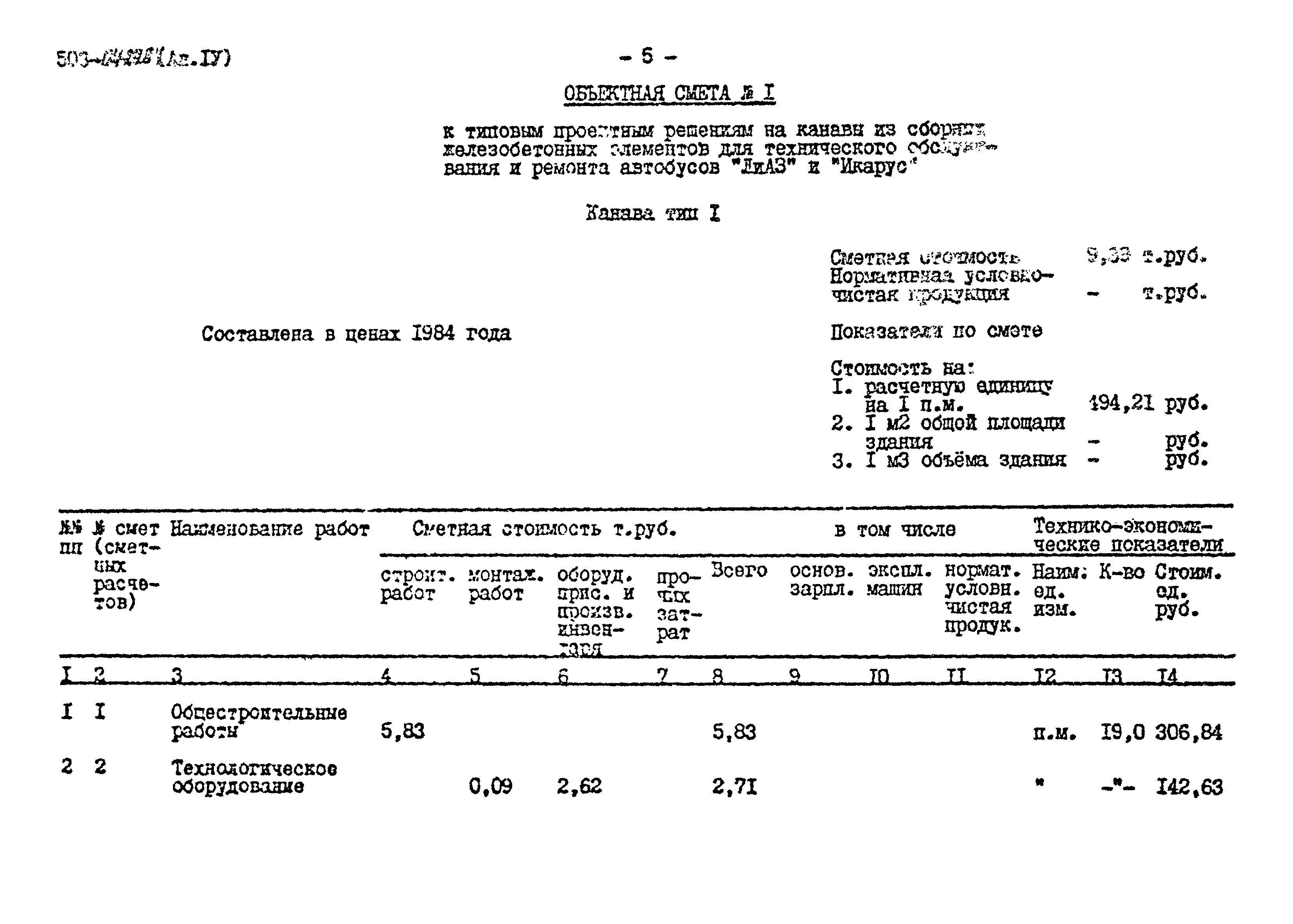 Типовые проектные решения 503-04-29.84