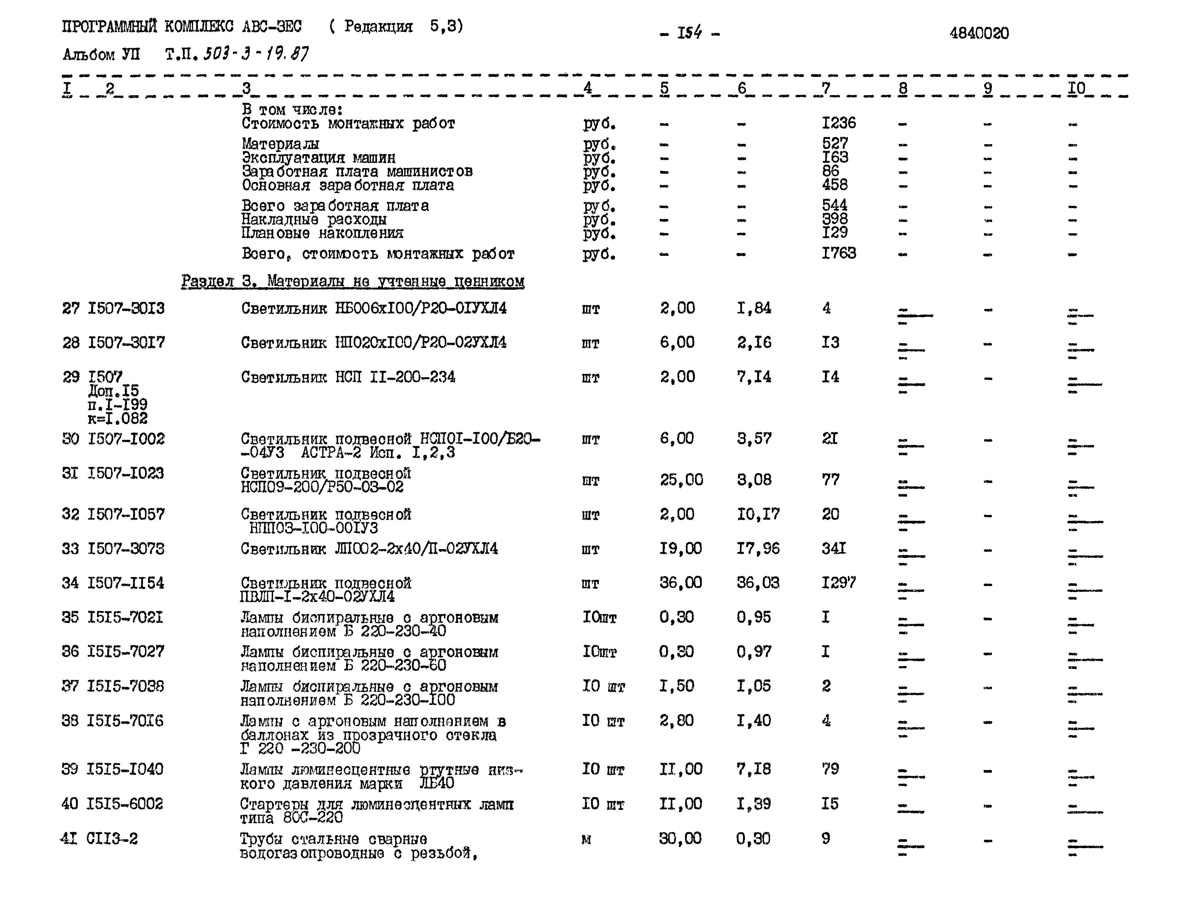 Типовой проект 503-3-19.87