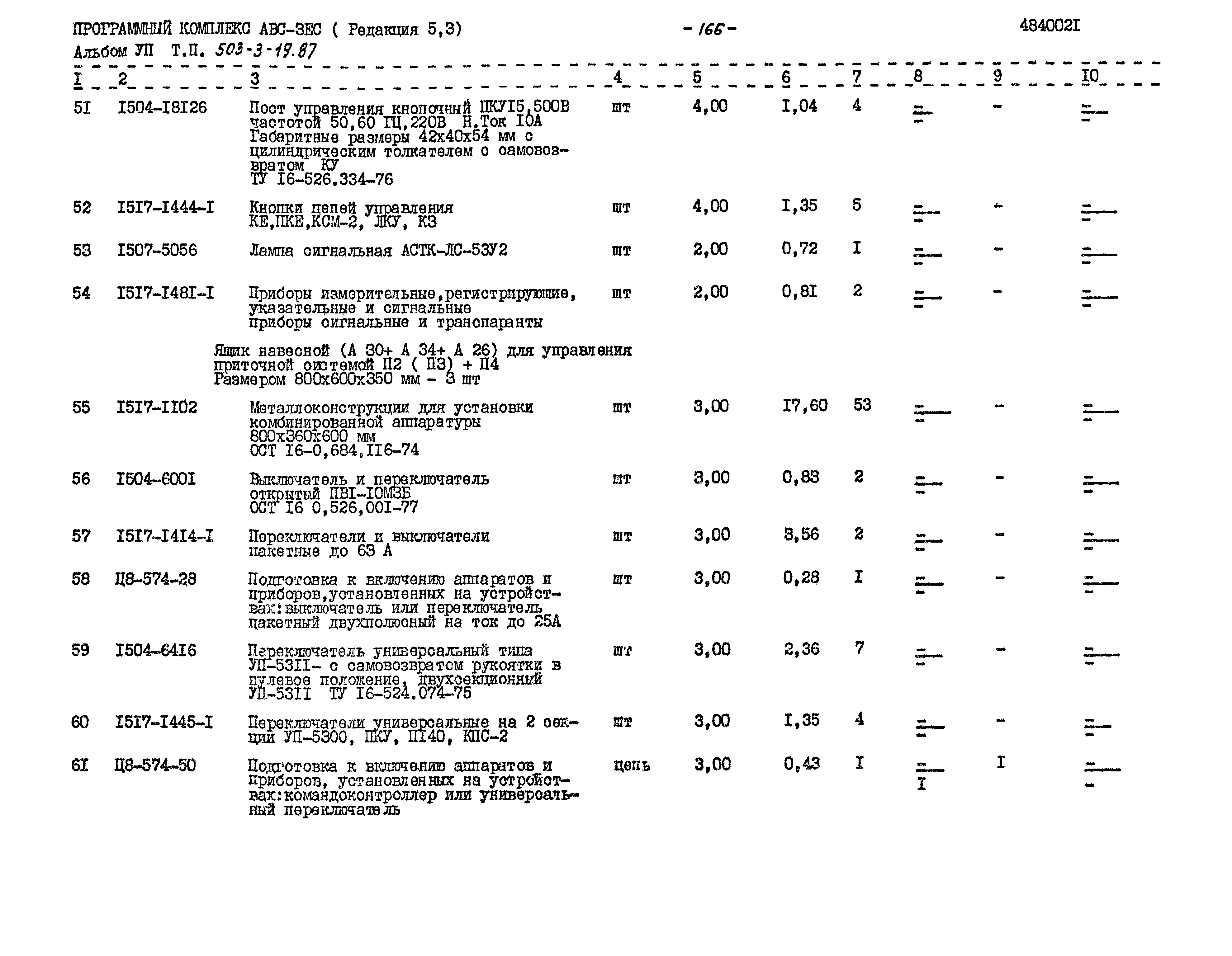 Типовой проект 503-3-19.87