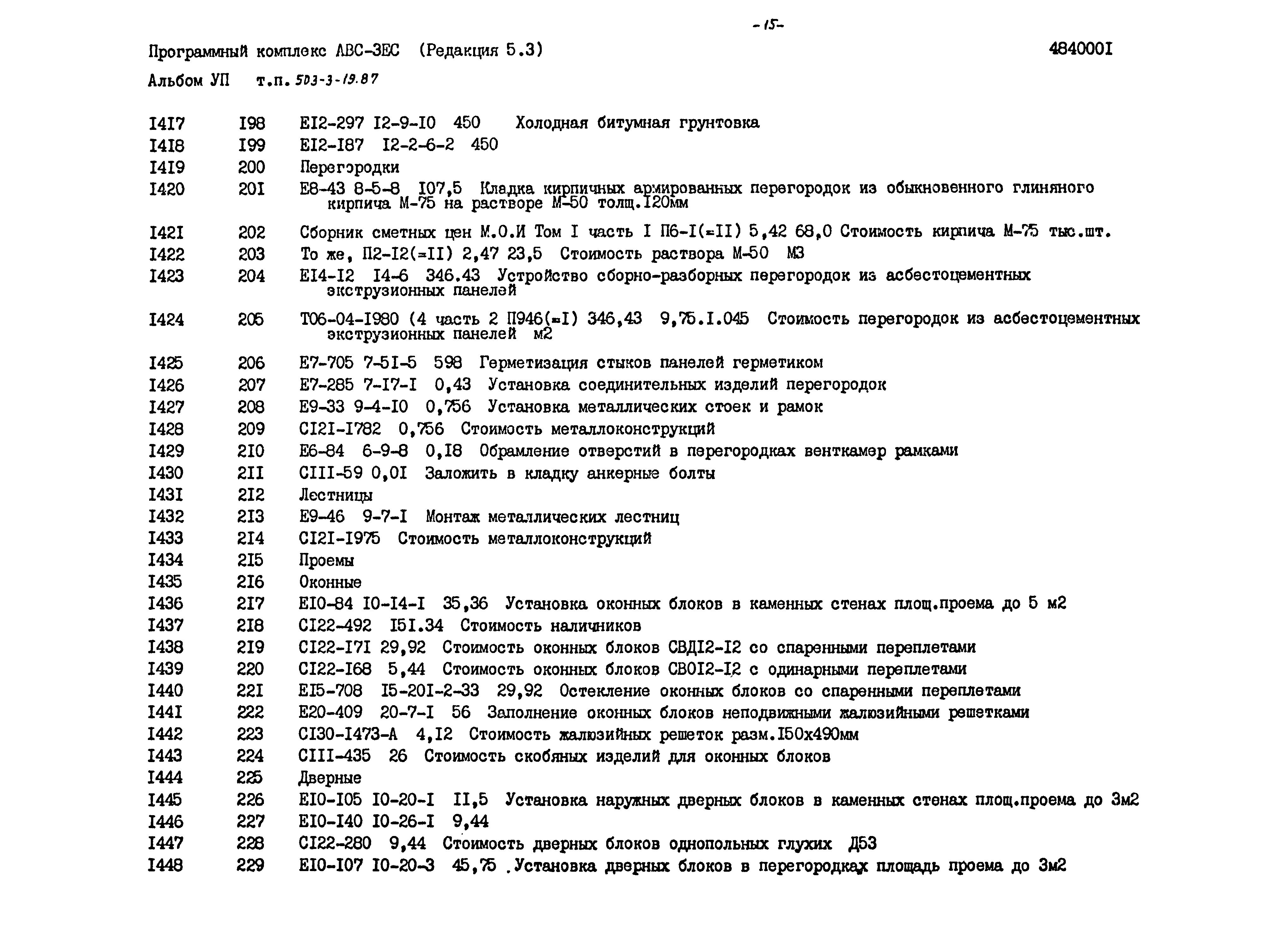 Типовой проект 503-3-19.87