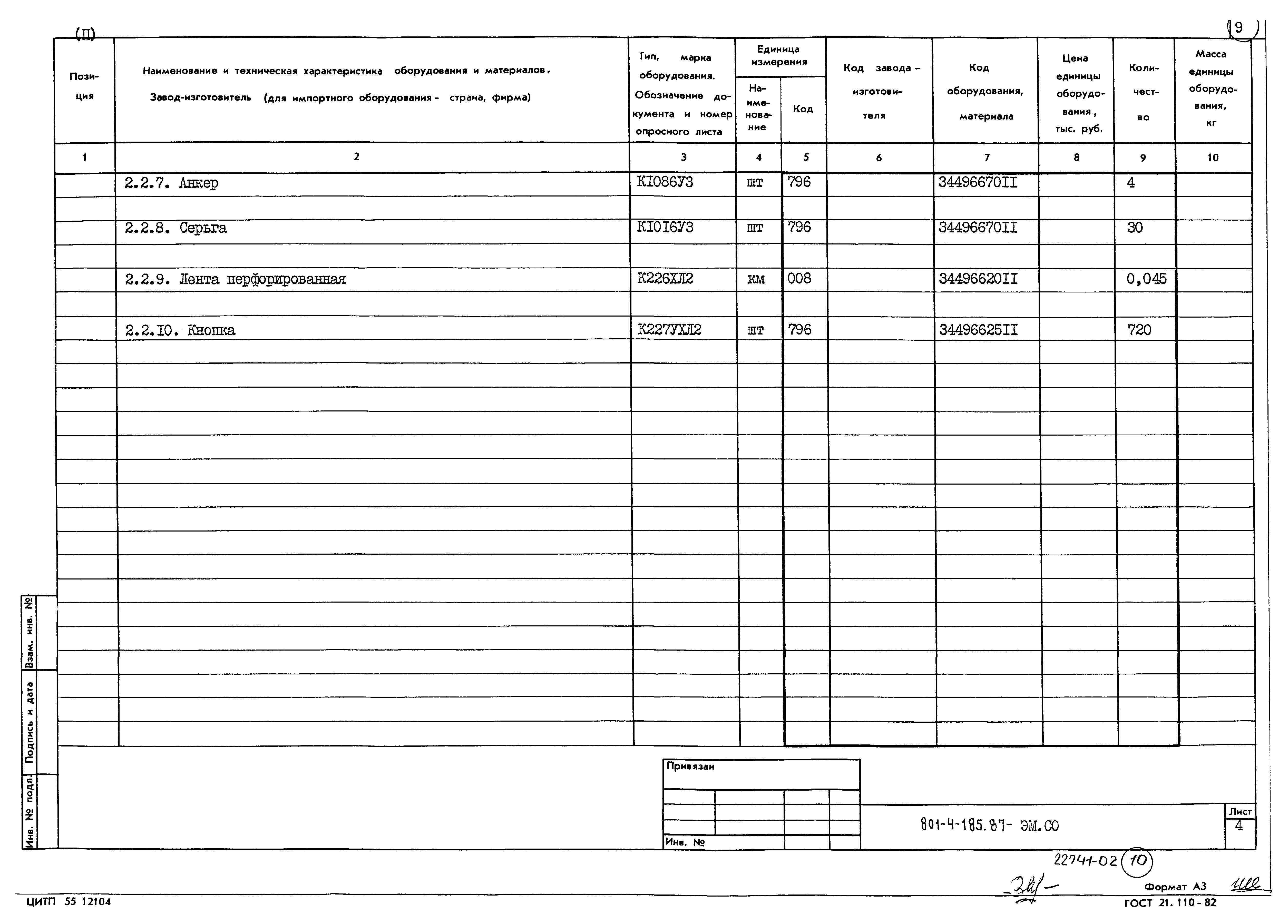 Типовой проект 801-4-185.87