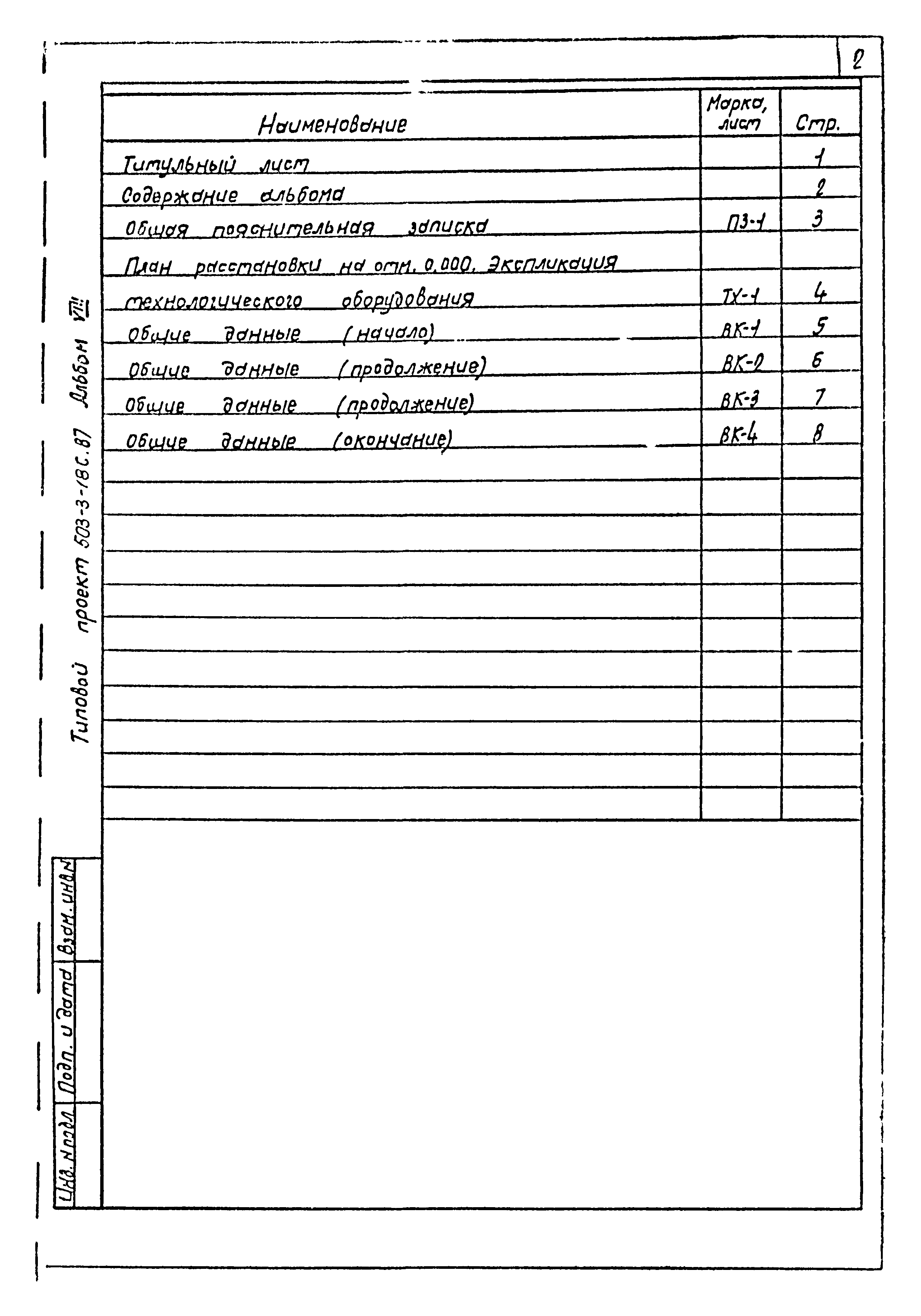 Типовой проект 503-3-18с.87