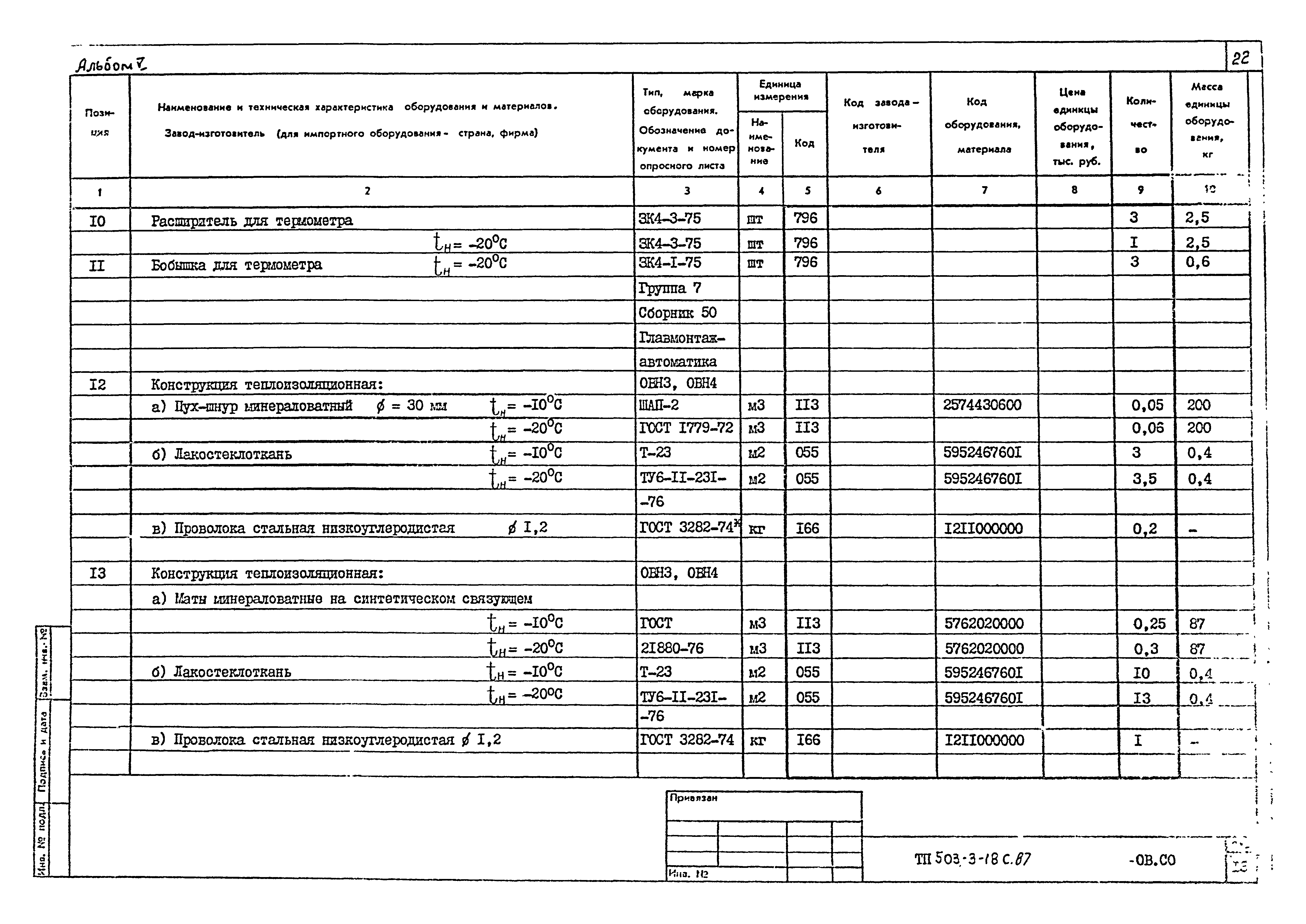 Типовой проект 503-3-18с.87