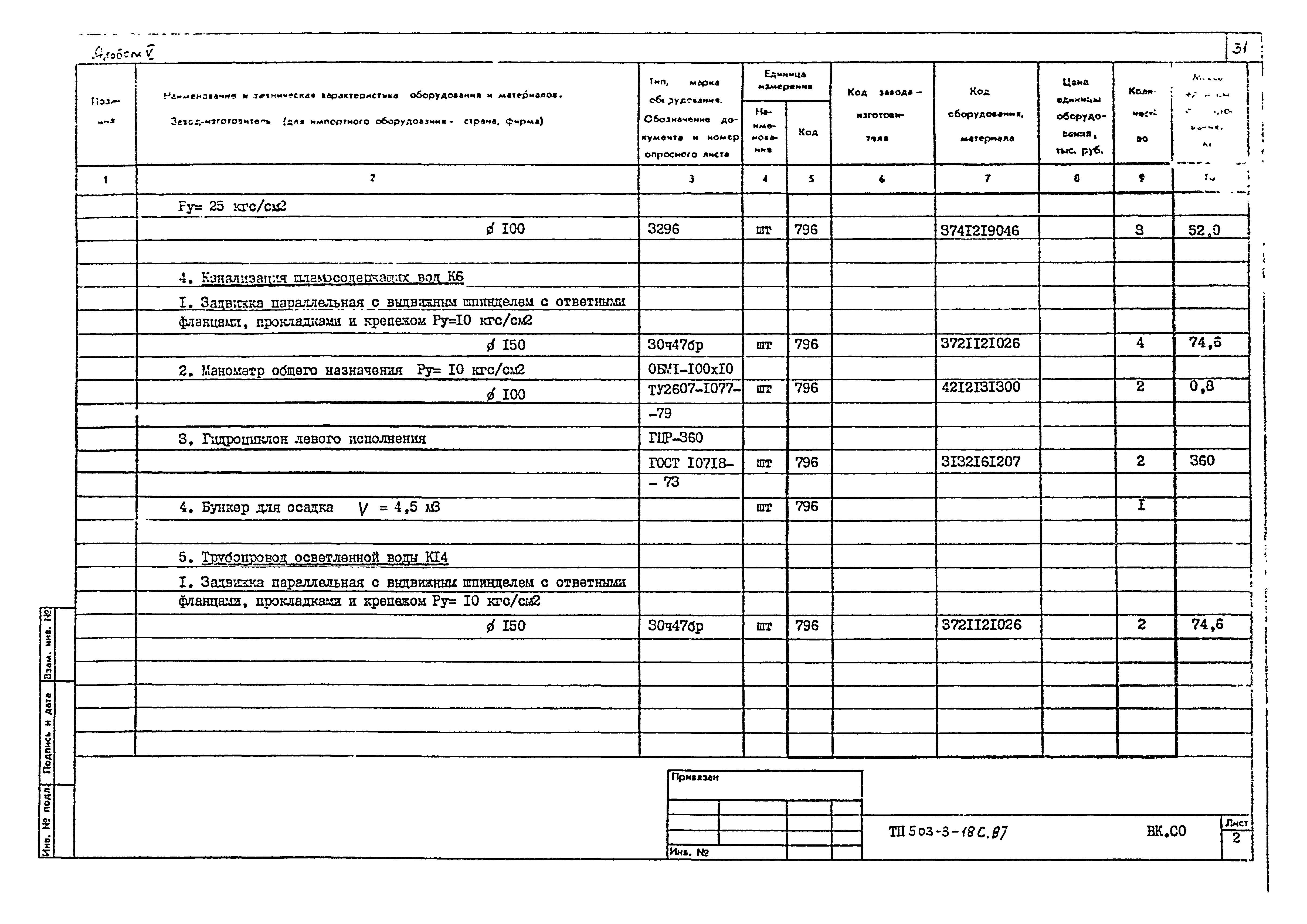 Типовой проект 503-3-18с.87