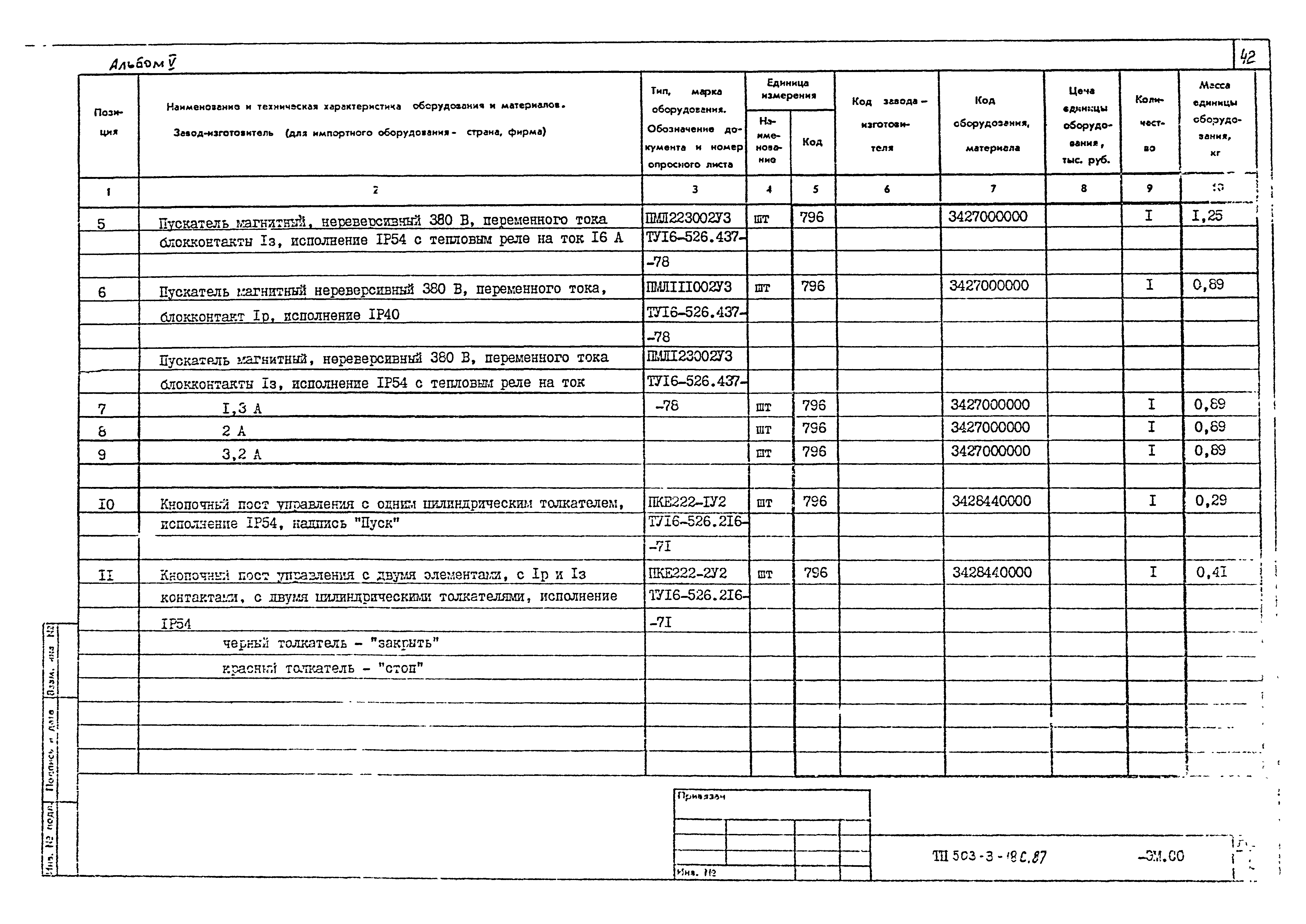 Типовой проект 503-3-18с.87