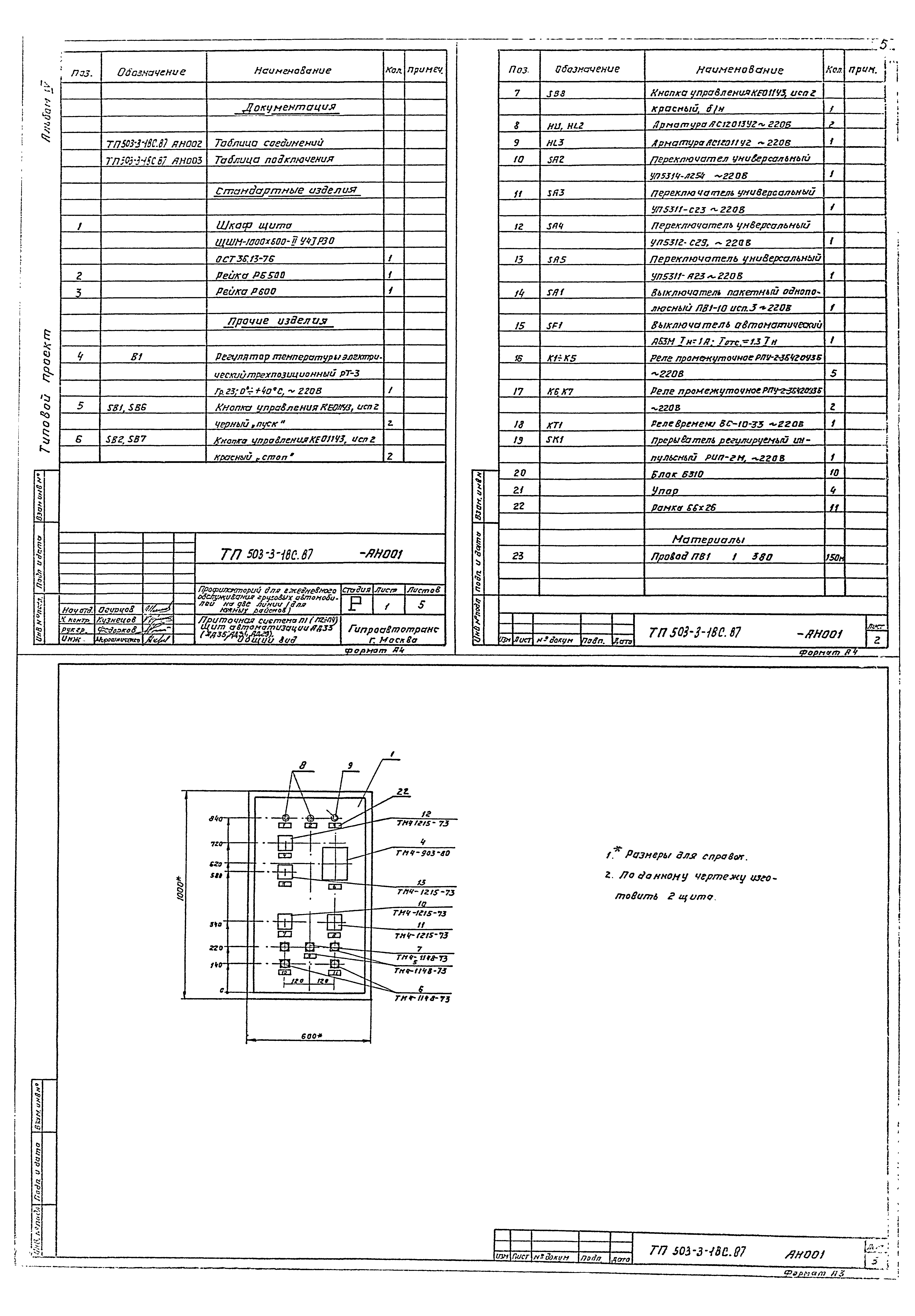 Типовой проект 503-3-18с.87