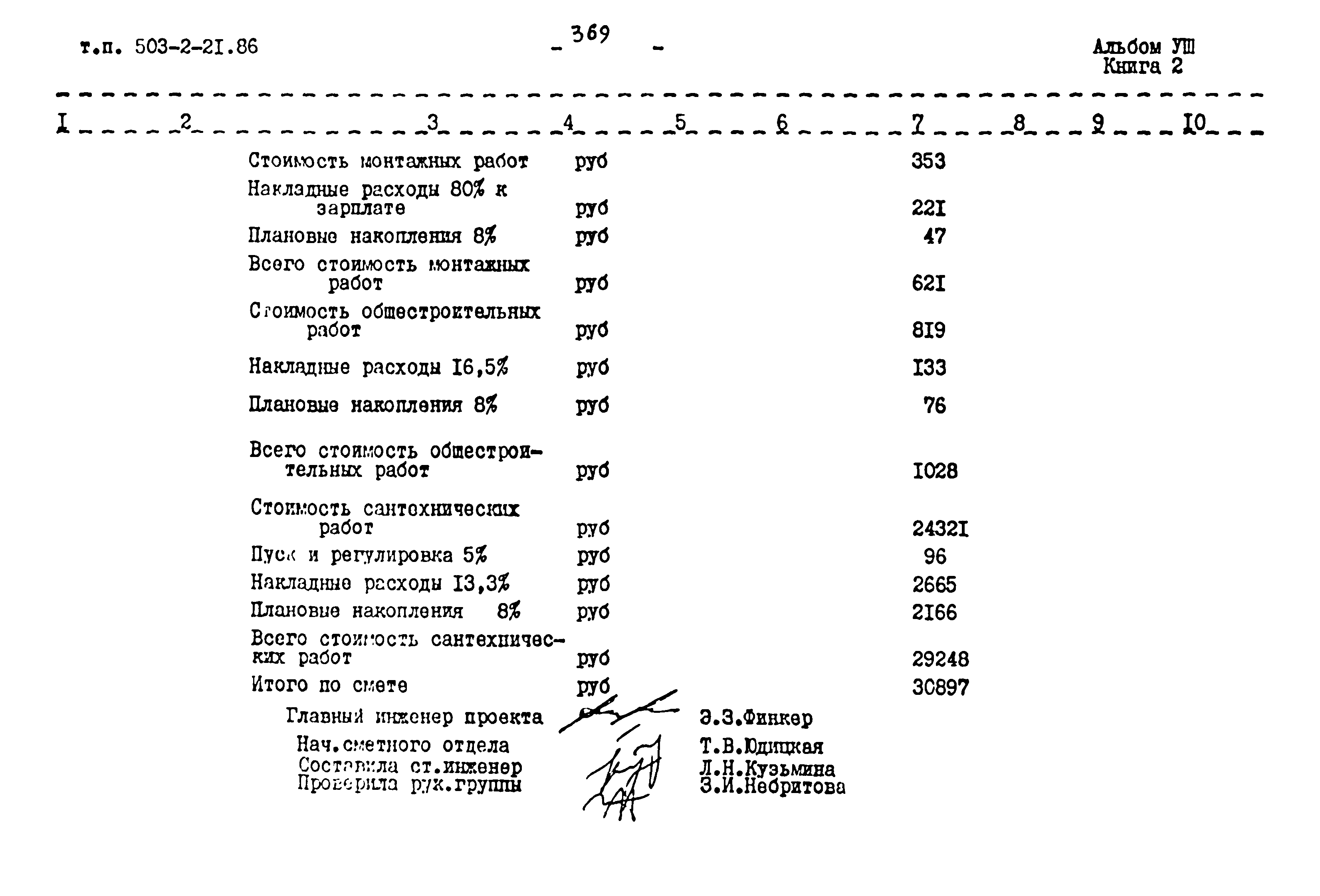 Типовой проект 503-2-21.86