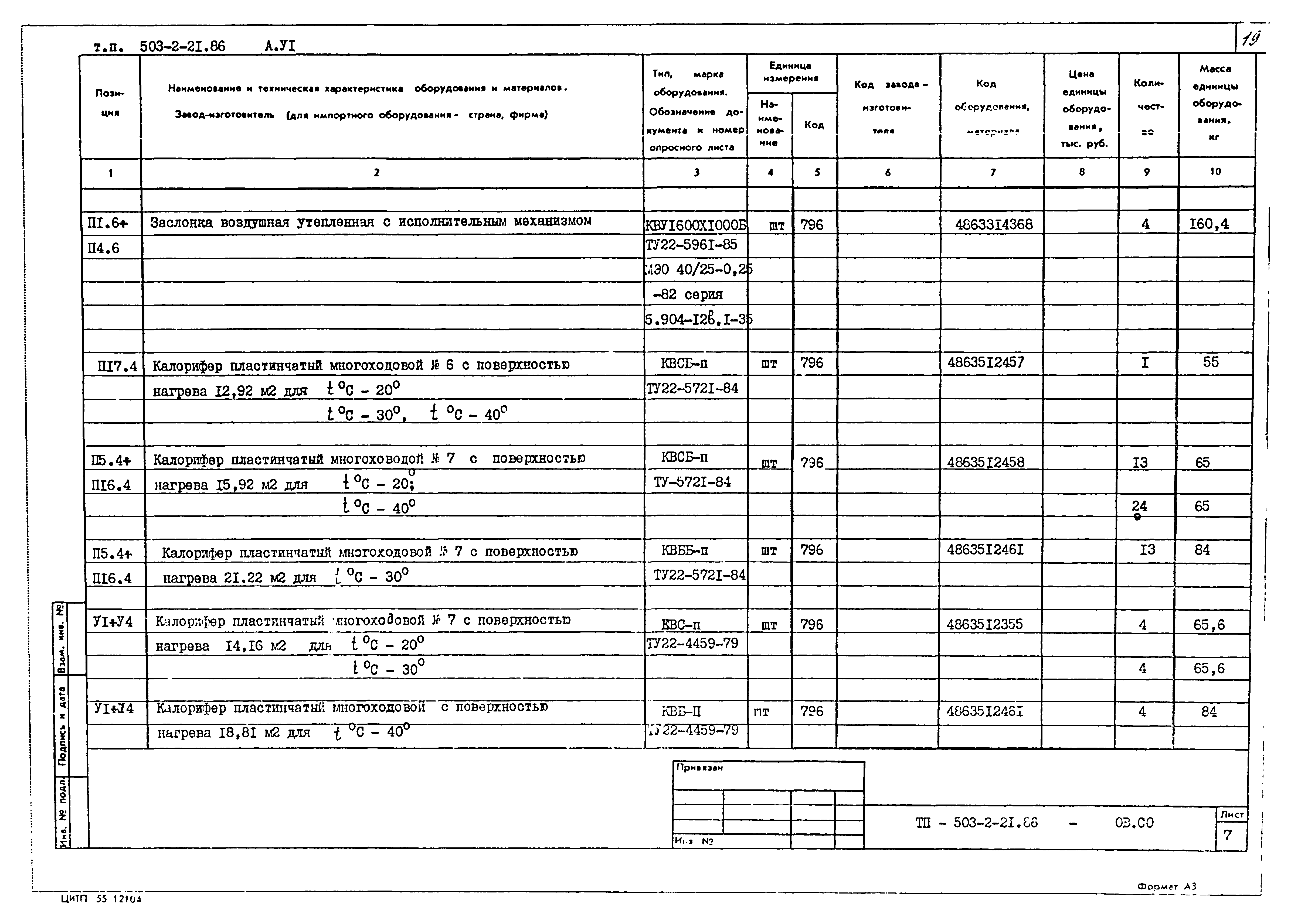 Типовой проект 503-2-21.86