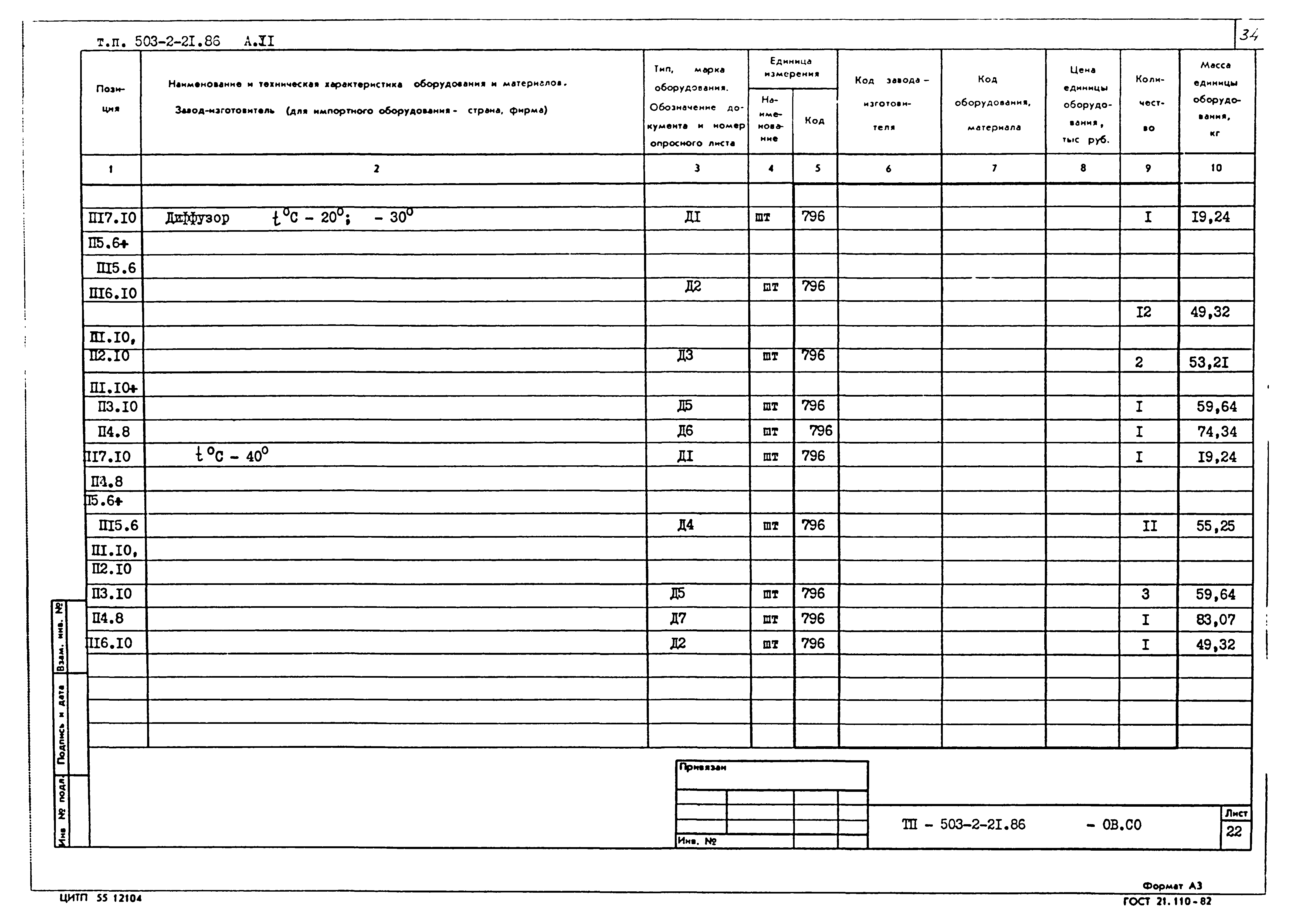 Типовой проект 503-2-21.86