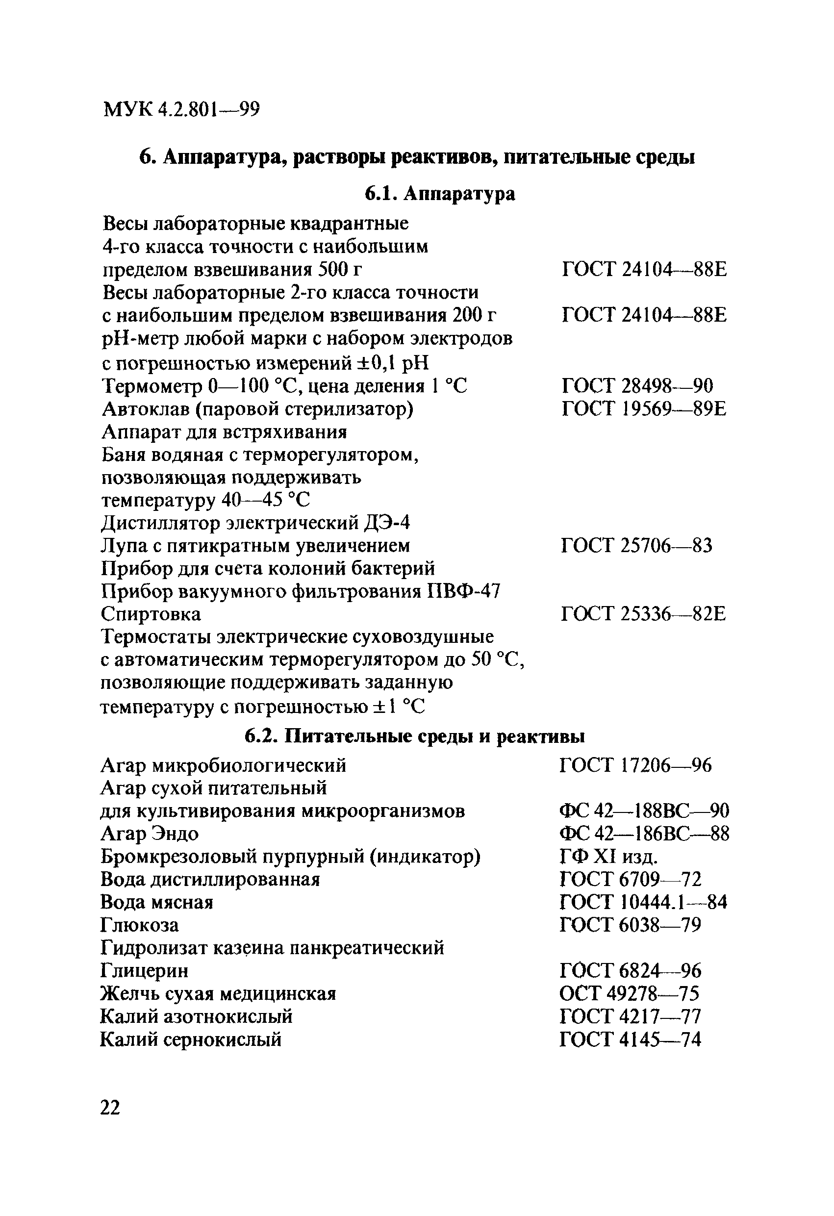 МУК 4.2.801-99