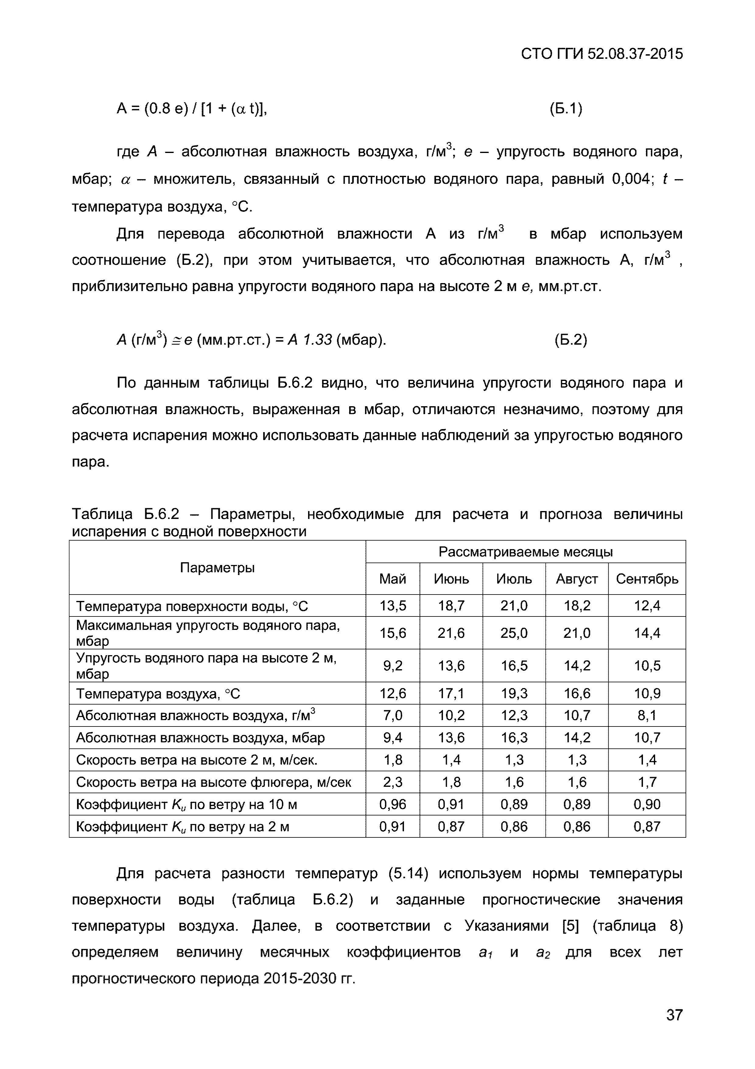 СТО ГГИ 52.08.37-2015