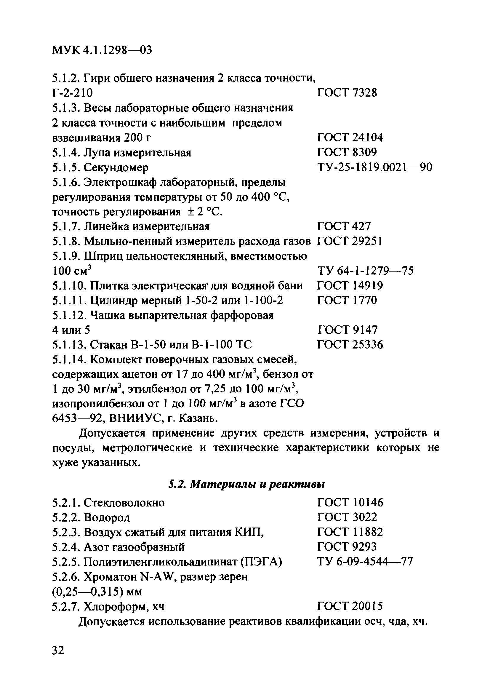МУК 4.1.1298-03