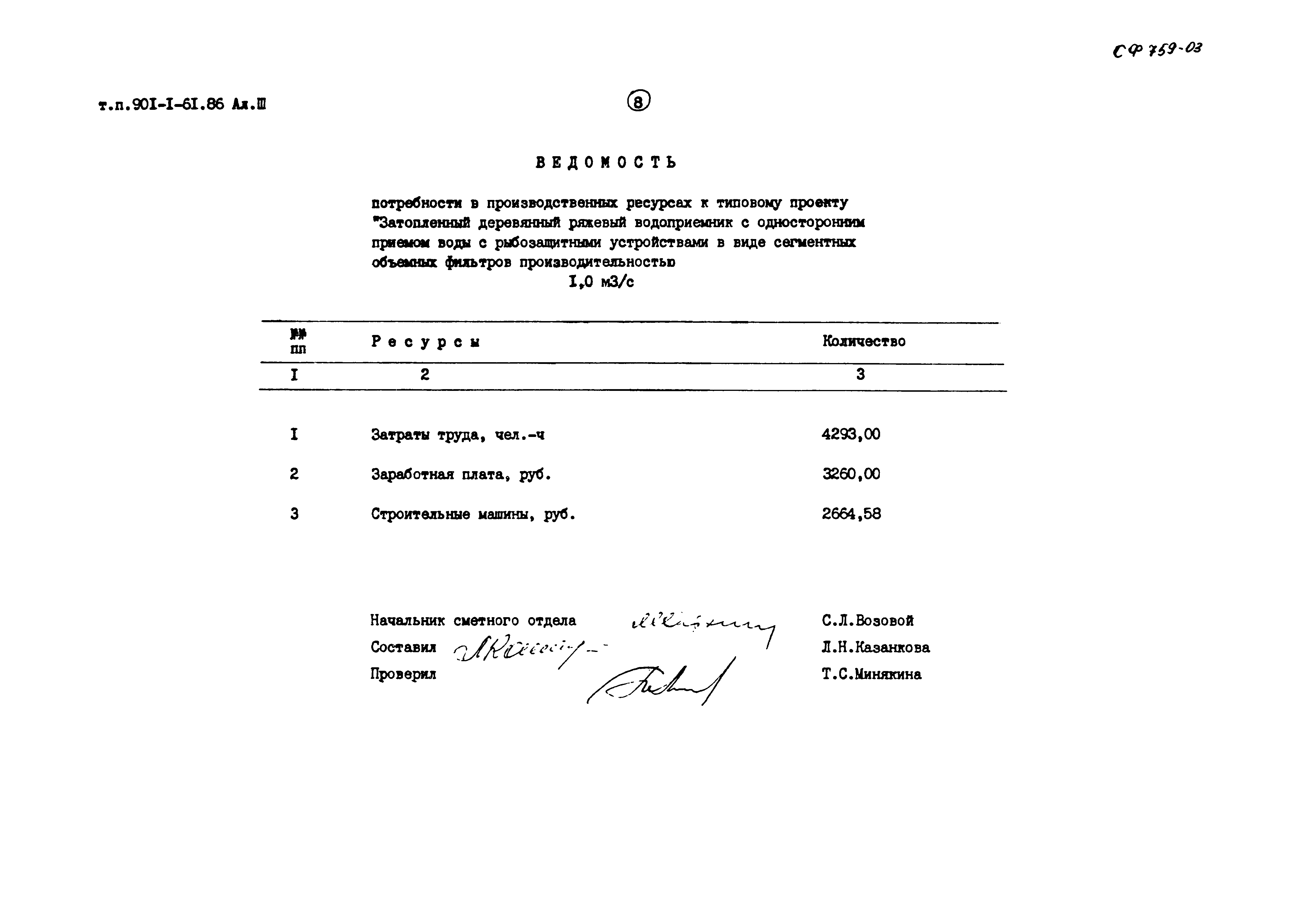 Типовой проект 901-1-61.86