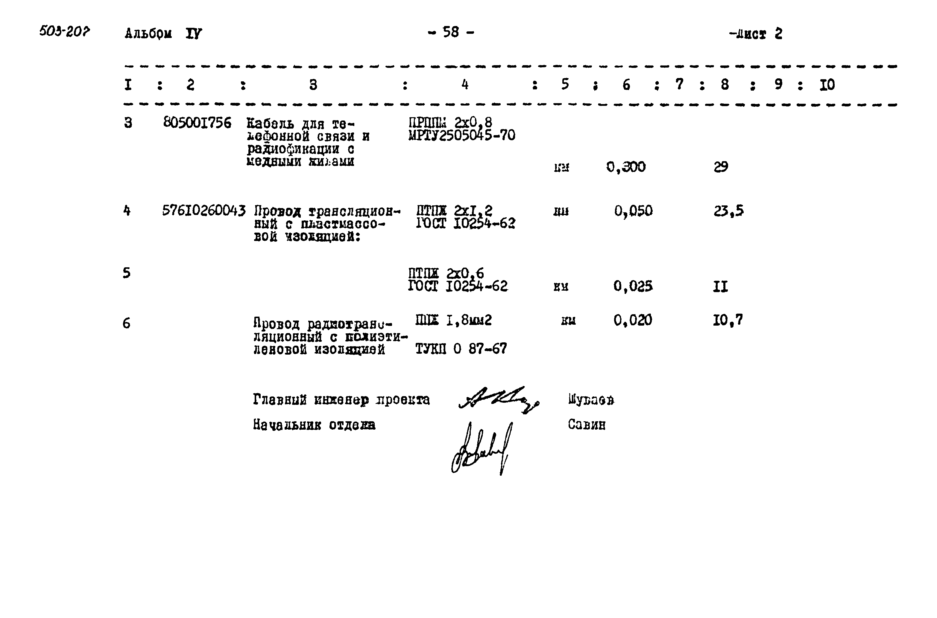 Типовой проект 503-207